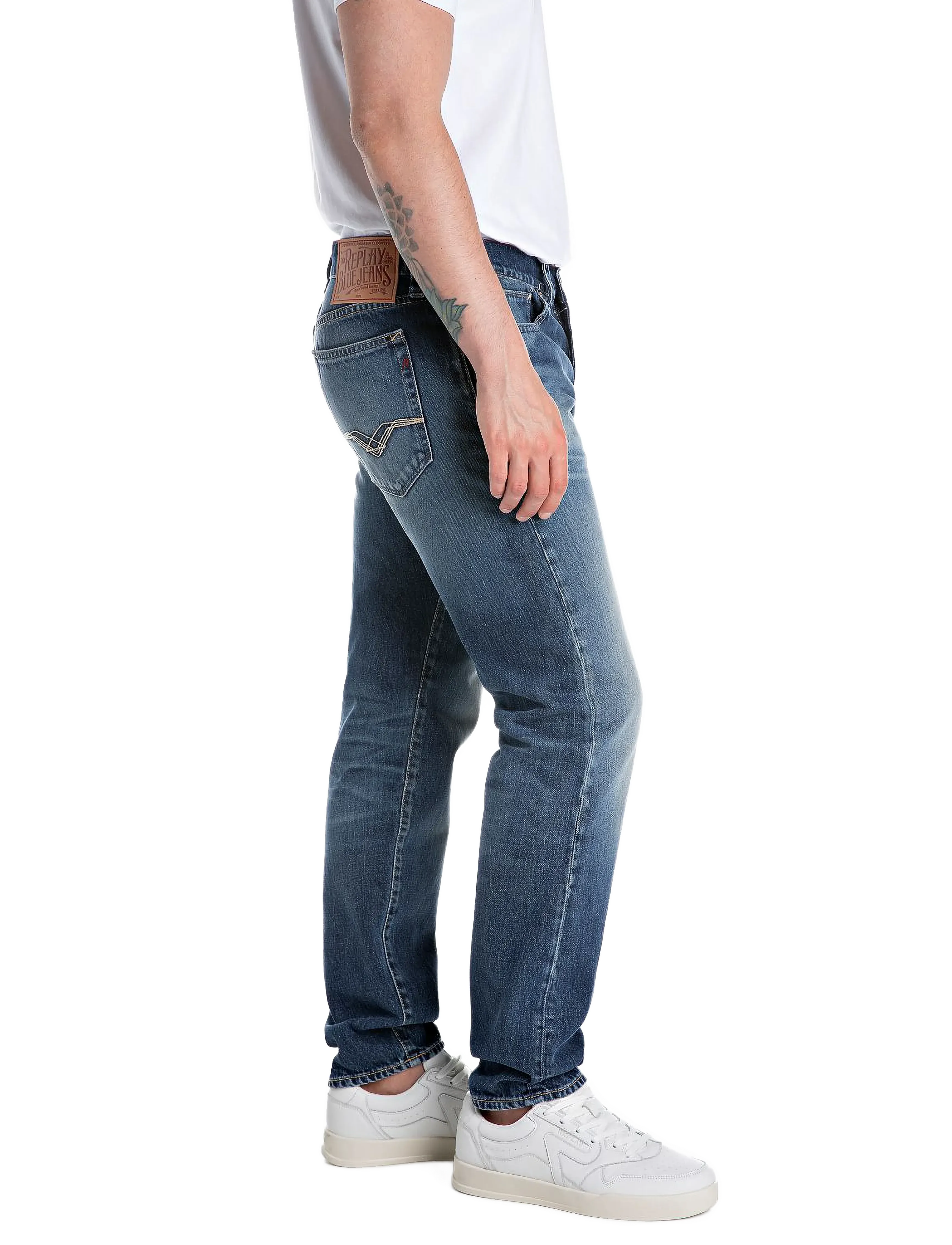Replay - NEAAL Trousers SLIM Royal Eagle - slim jeans - blue - 3
