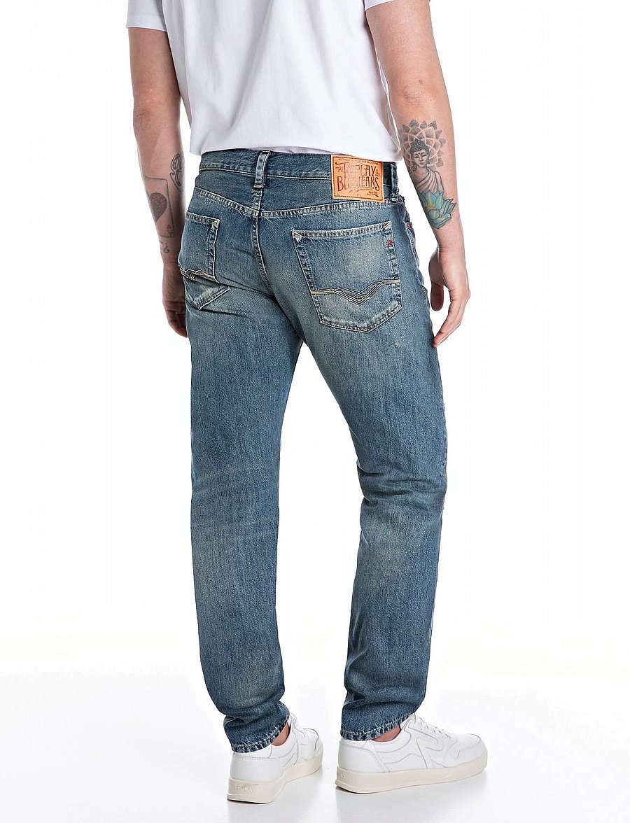 Replay - NEAAL Trousers SLIM Royal Eagle - slim-fit jeans - blue - 3