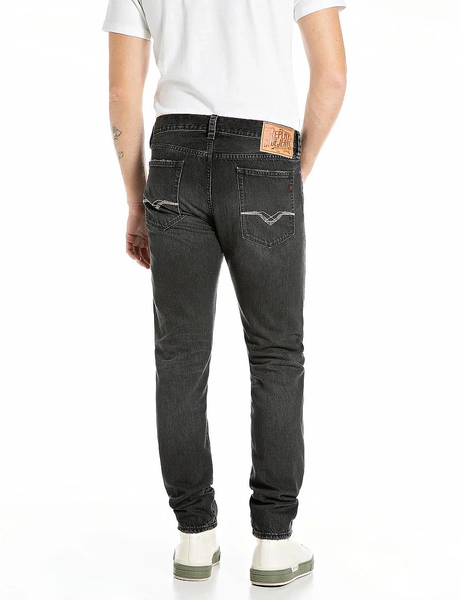 Replay - NEAAL Trousers SLIM Royal Eagle - slim jeans - dark grey - 3