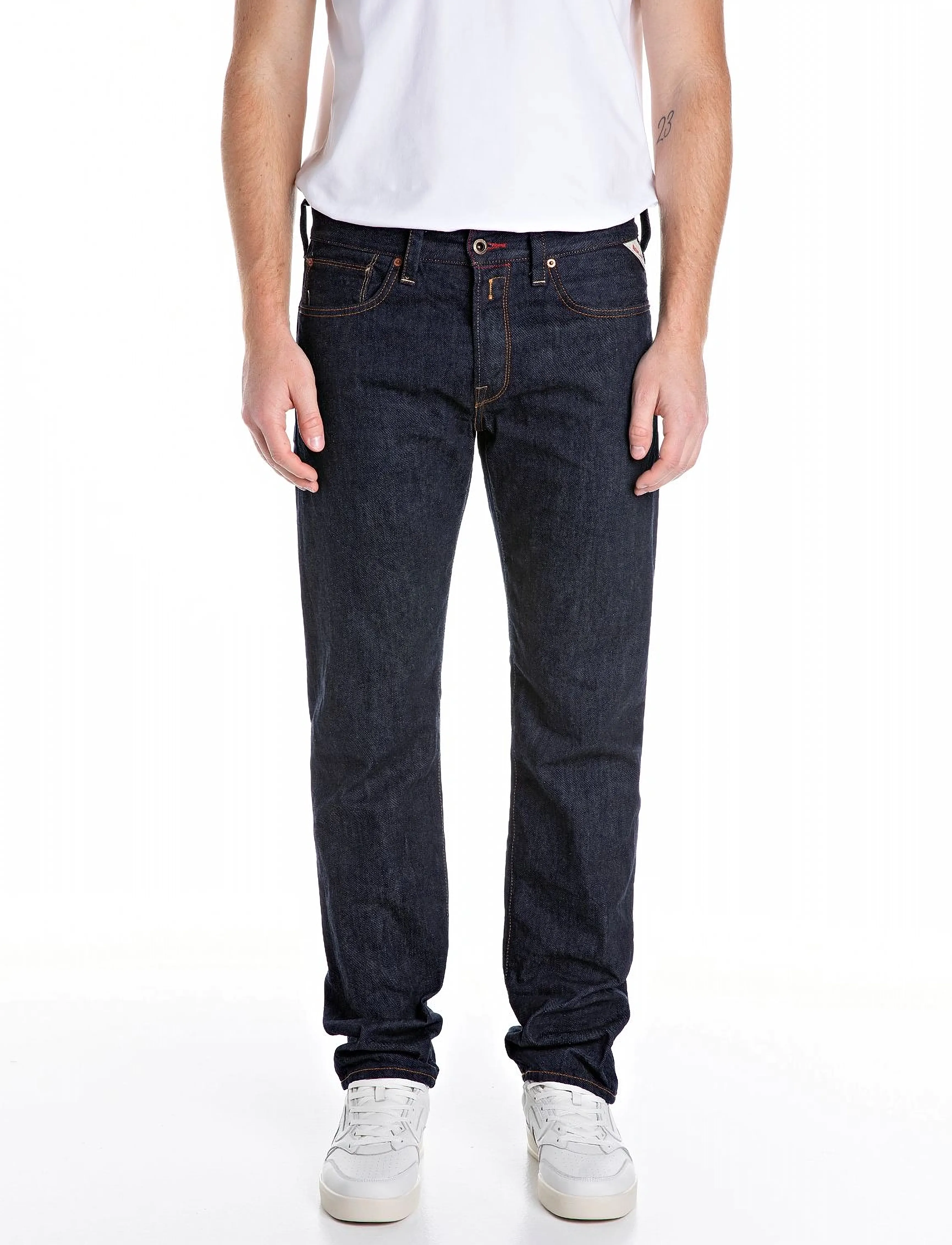 Replay Deryck Trousers Regular Royal Eagle, 38 x 34, Jeans, Marineblau - Regular, Männerswear