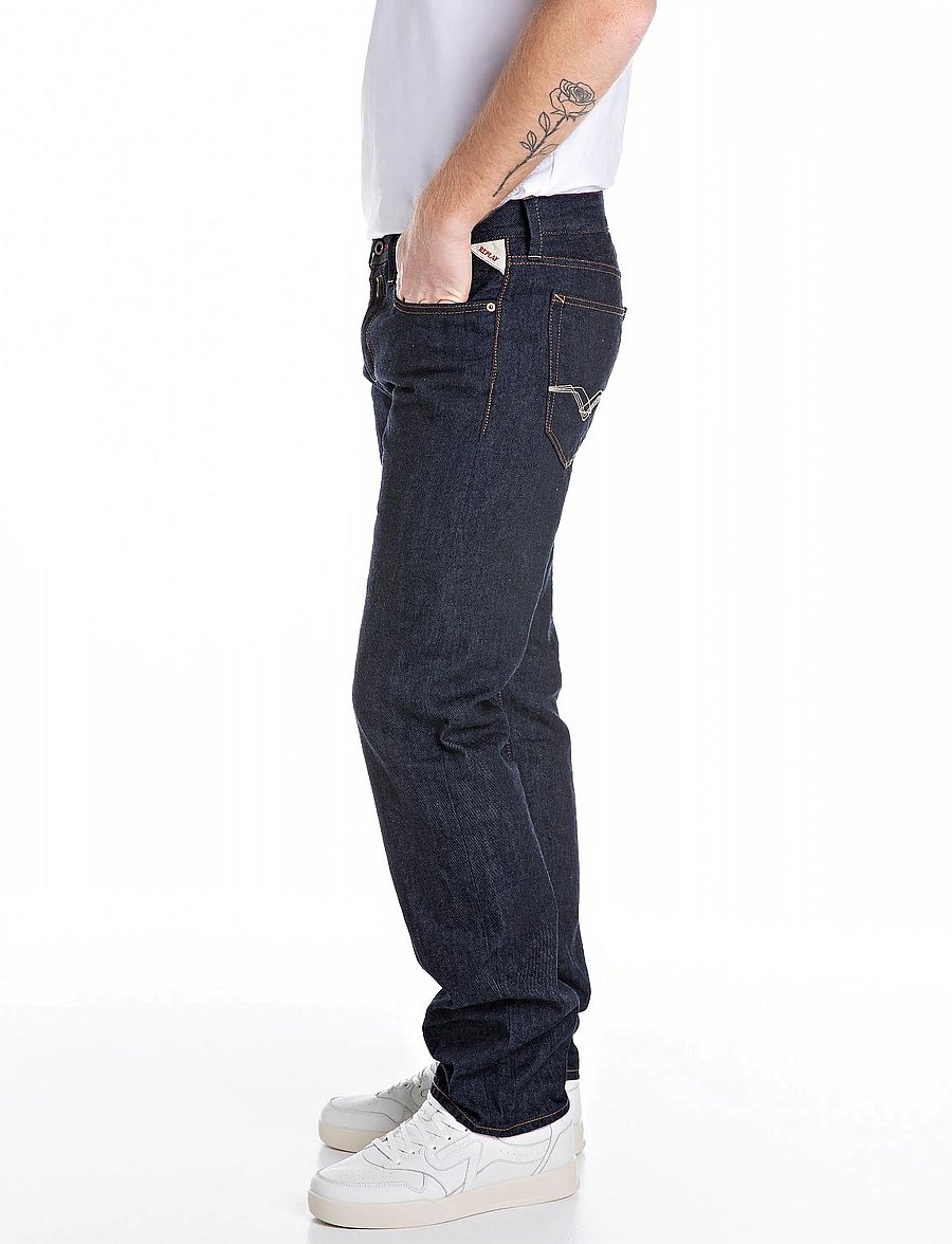 Replay - DERYCK Trousers REGULAR Royal Eagle - normale jeans - blue - 4