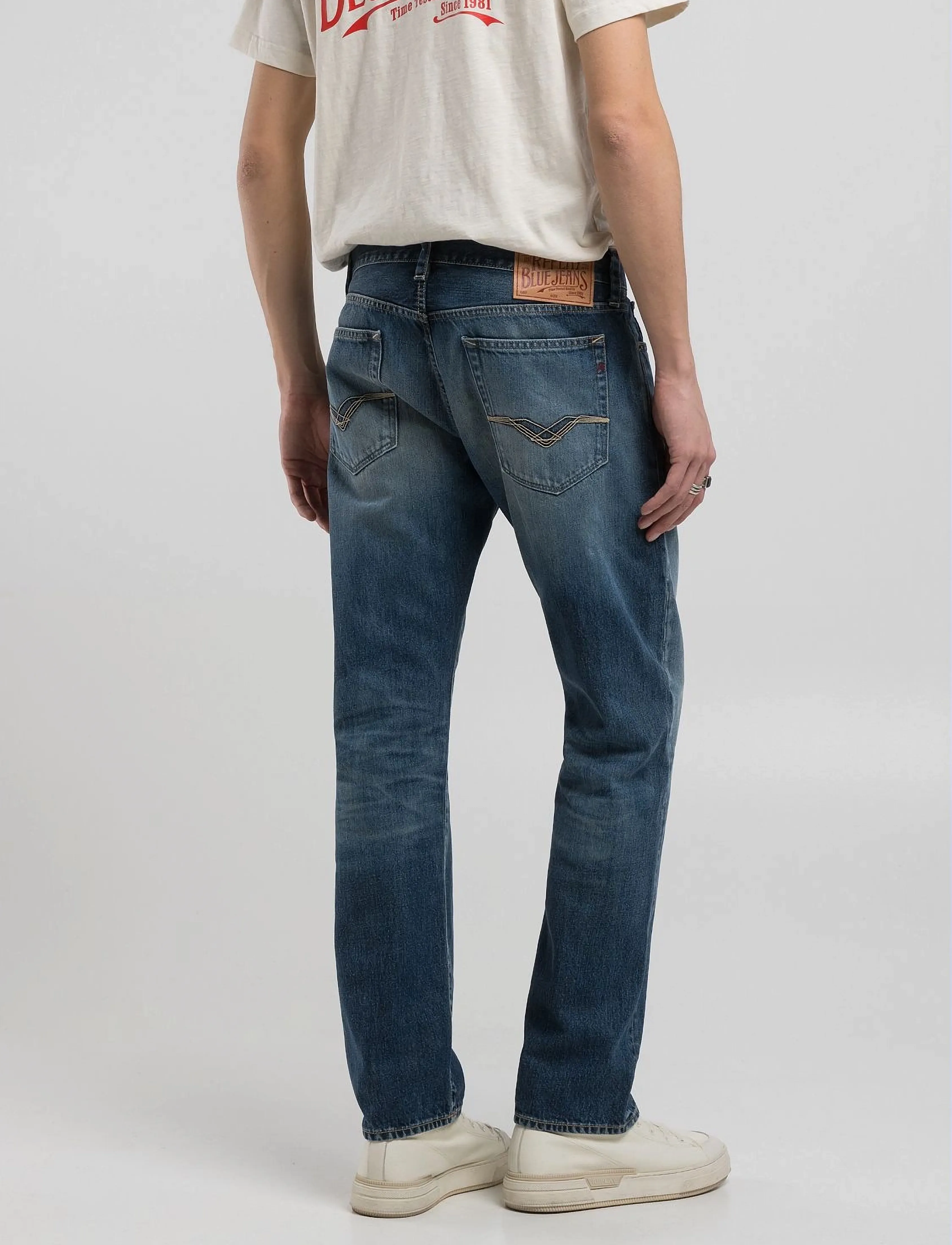 Replay DERYCK Trousers REGULAR Royal Eagle - Jeans - BLUE / blue