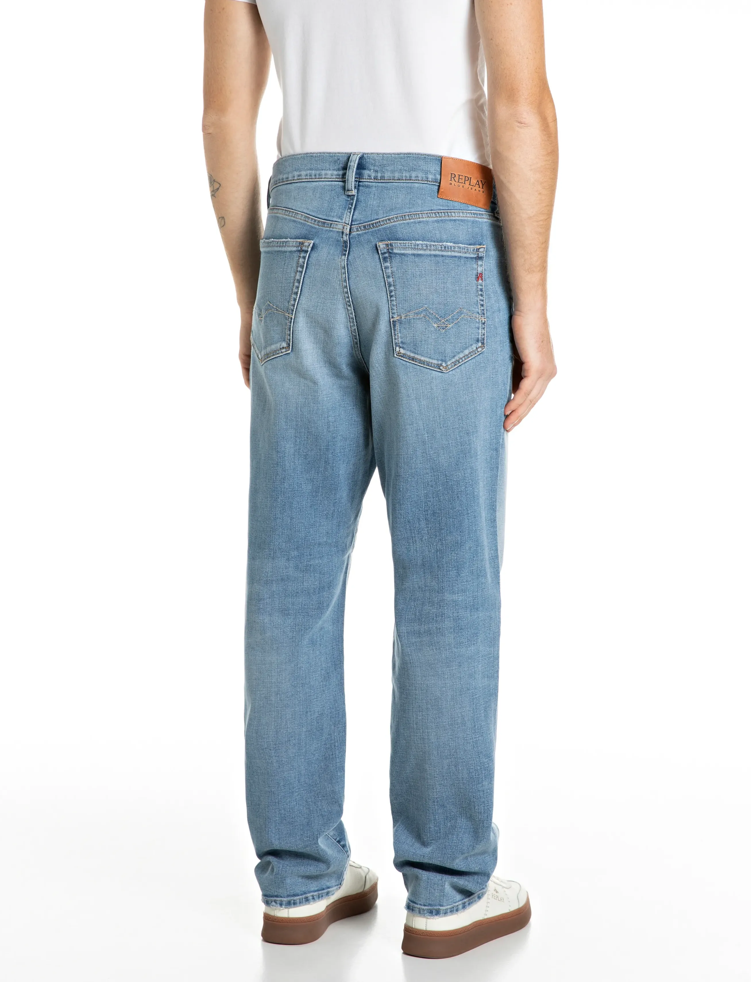 Replay - BWAII Trousers RELAXED - blue - 3