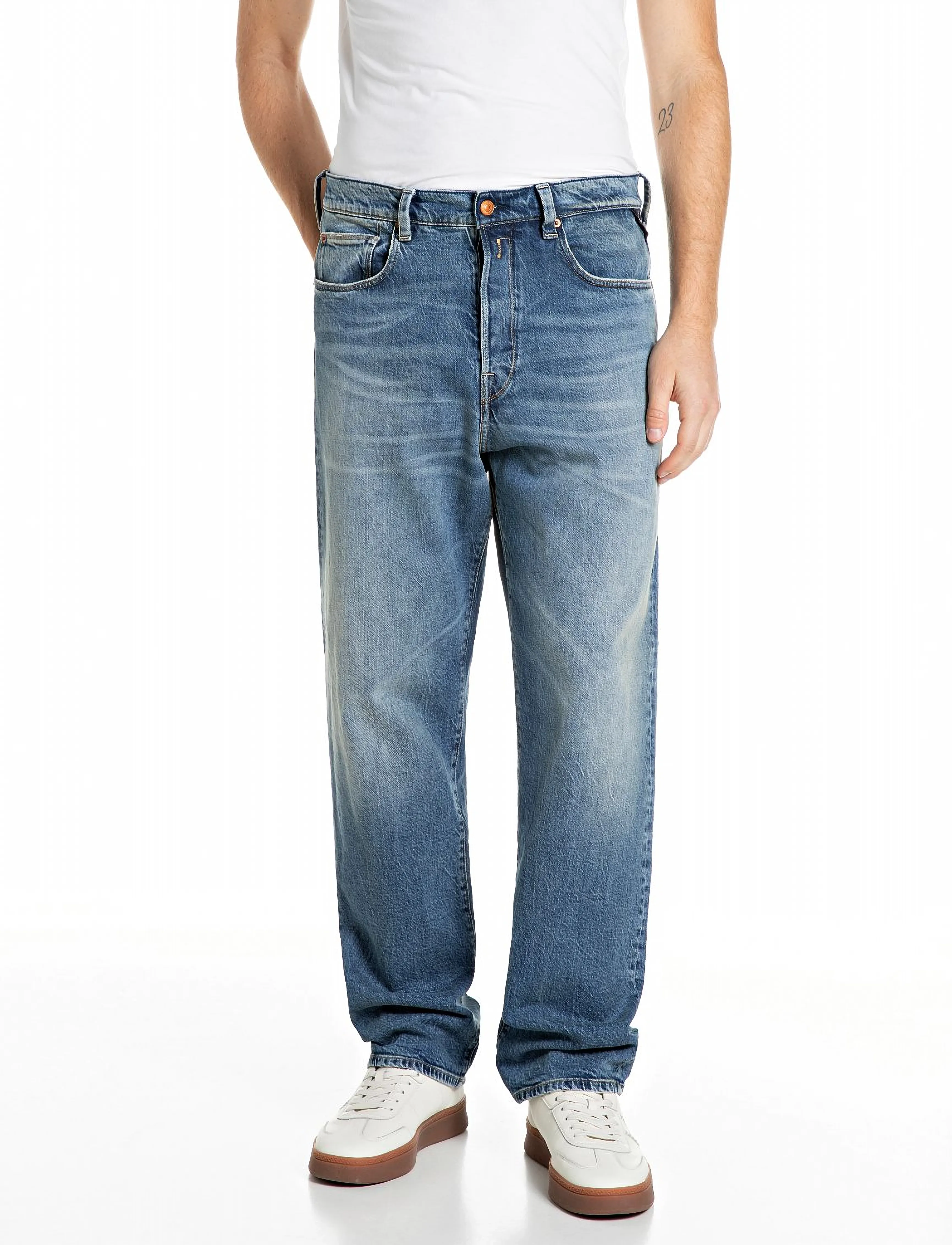 Replay - BWAII Trousers RELAXED Original - blue - 0