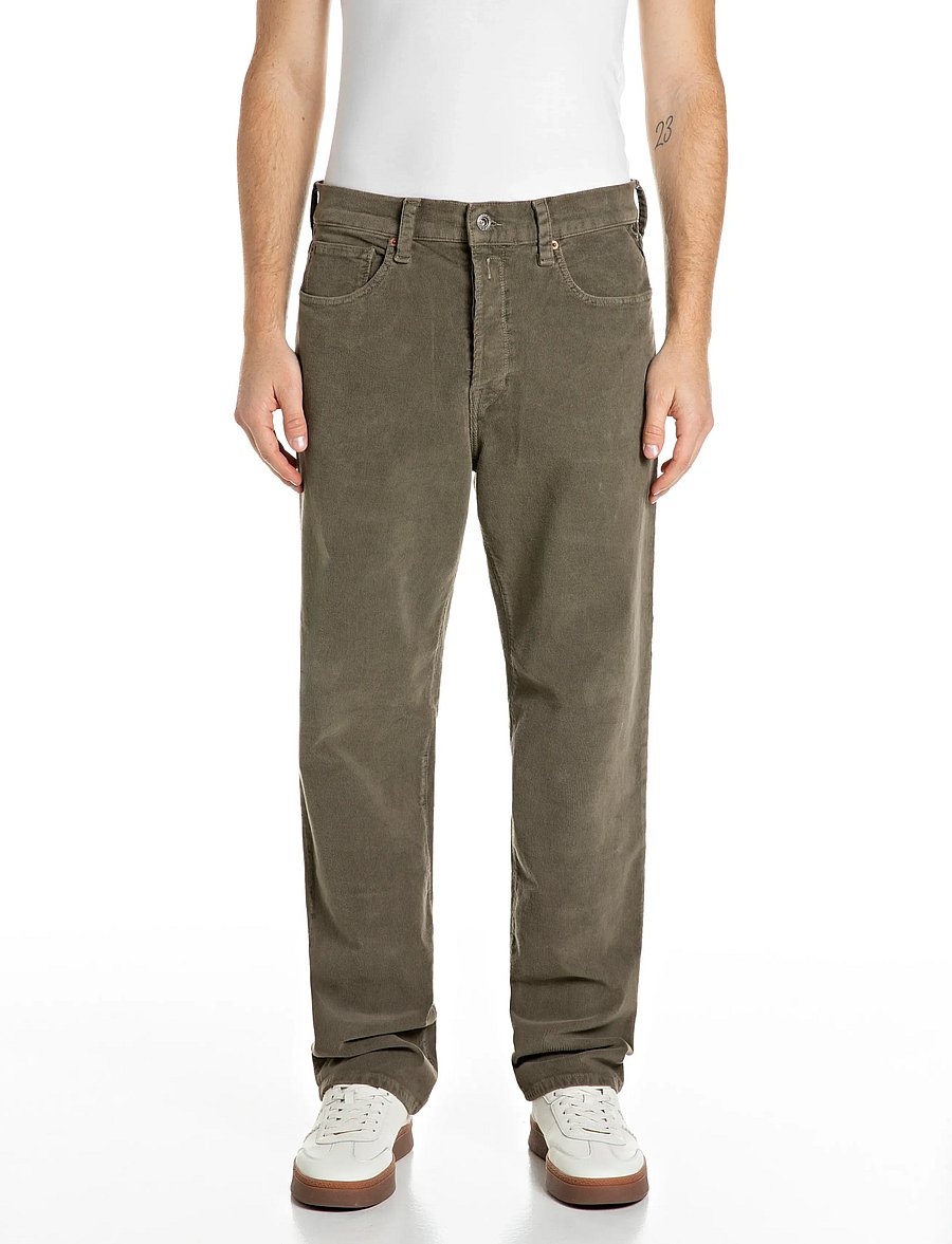 Replay - BWAII Trousers RELAXED - casual byxor - brown - 0