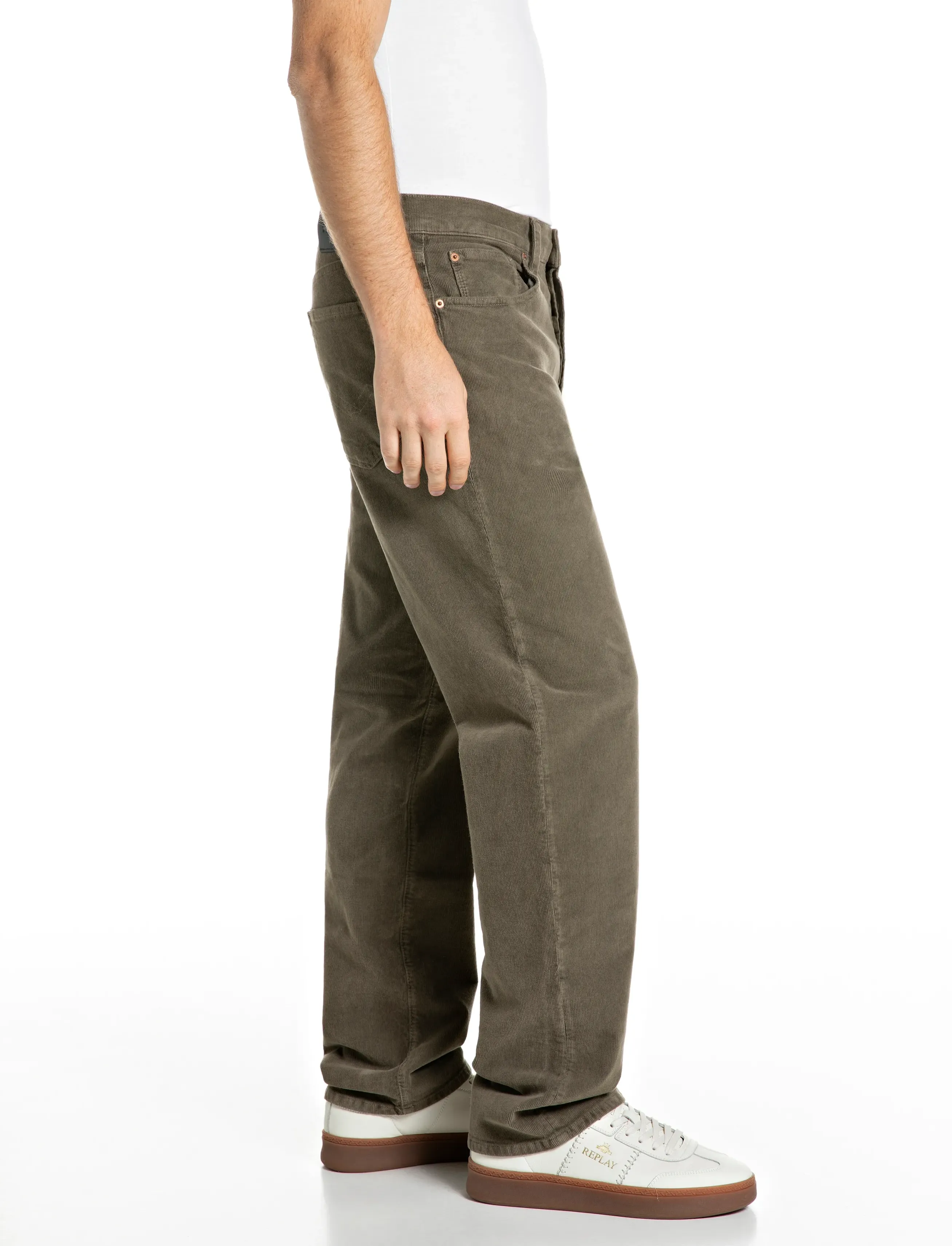 Replay - BWAII Trousers RELAXED - brown - 4