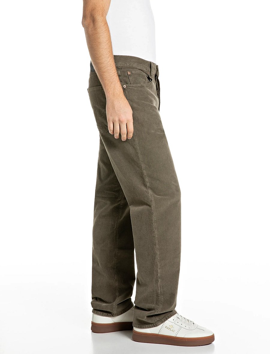 Replay - BWAII Trousers RELAXED - casual byxor - brown - 4