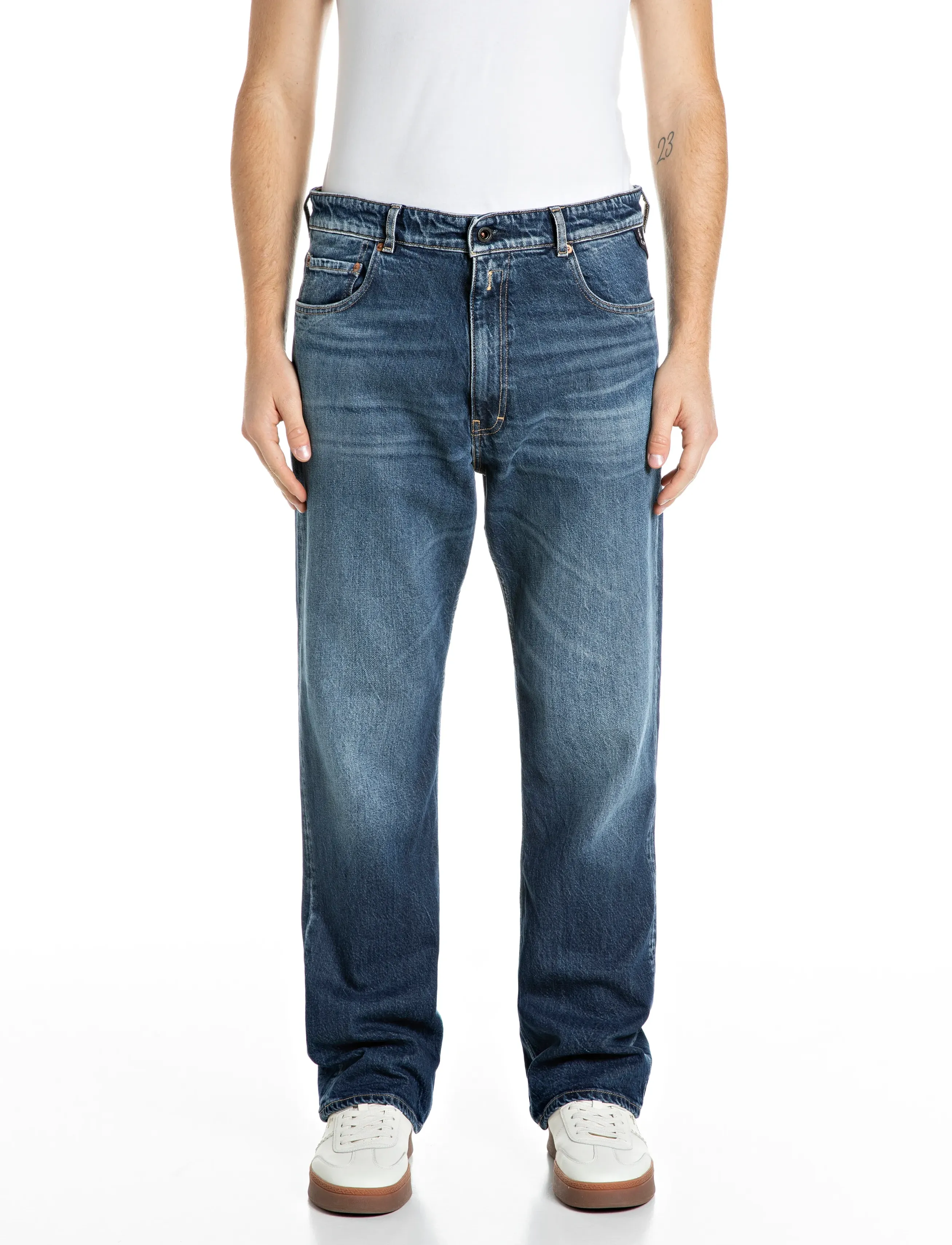 Replay - CLEY Trousers BOOTCUT - schmal zulaufende jeans - blue - 0