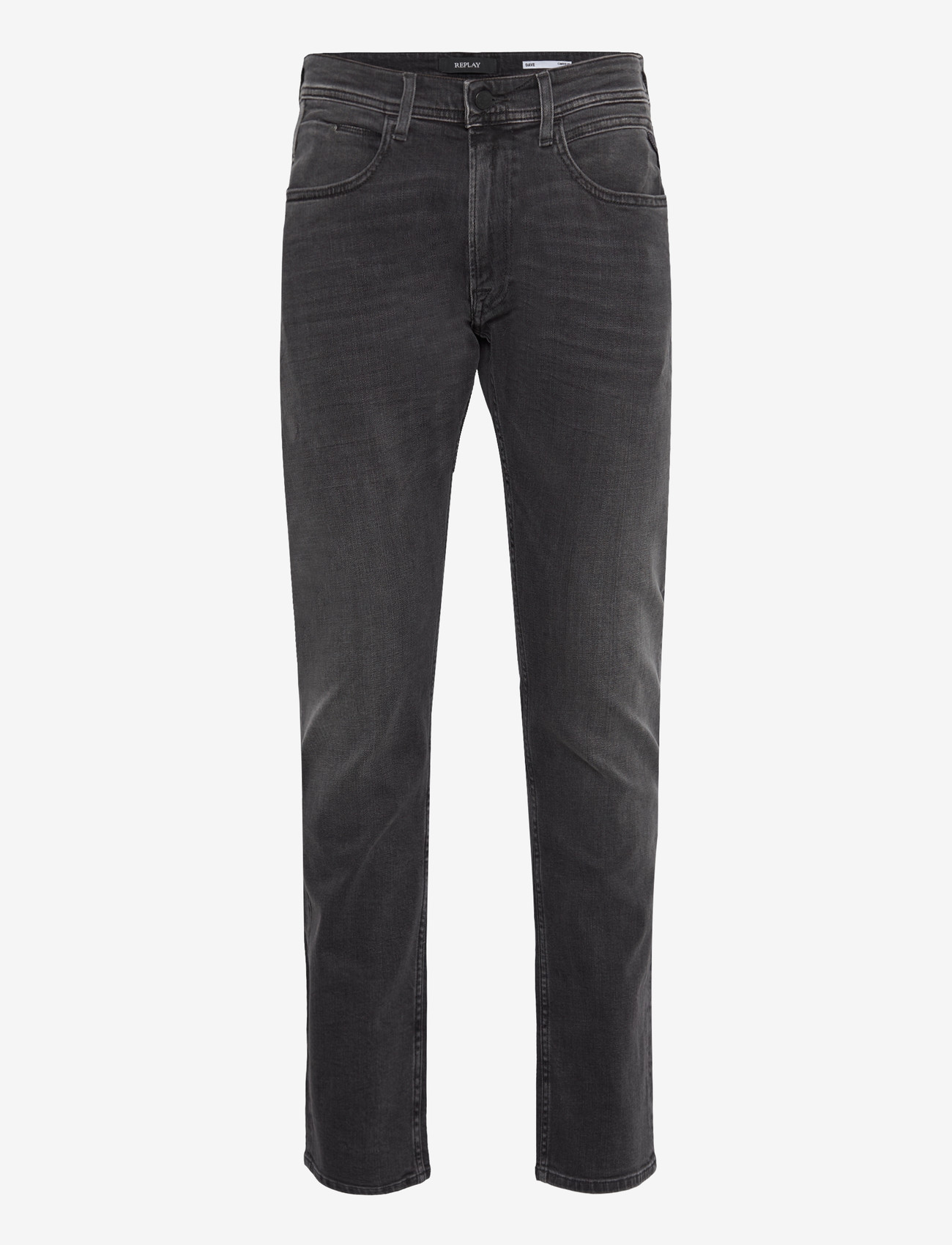 Replay - DAVE Trousers COMFORT  DENIM - regular jeans - black - 0