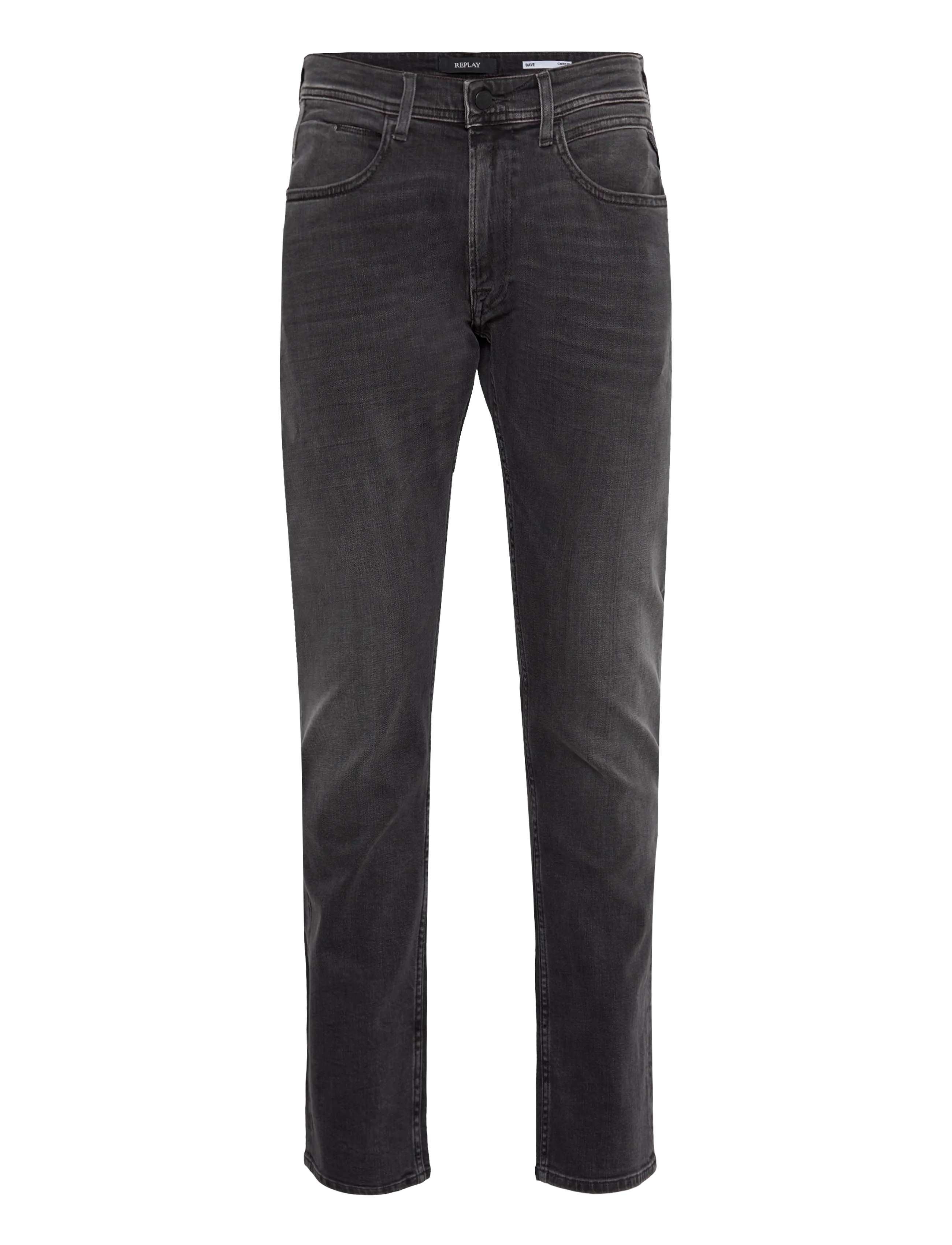 Replay DAVE Trousers COMFORT  DENIM - Jeans - BLACK / black
