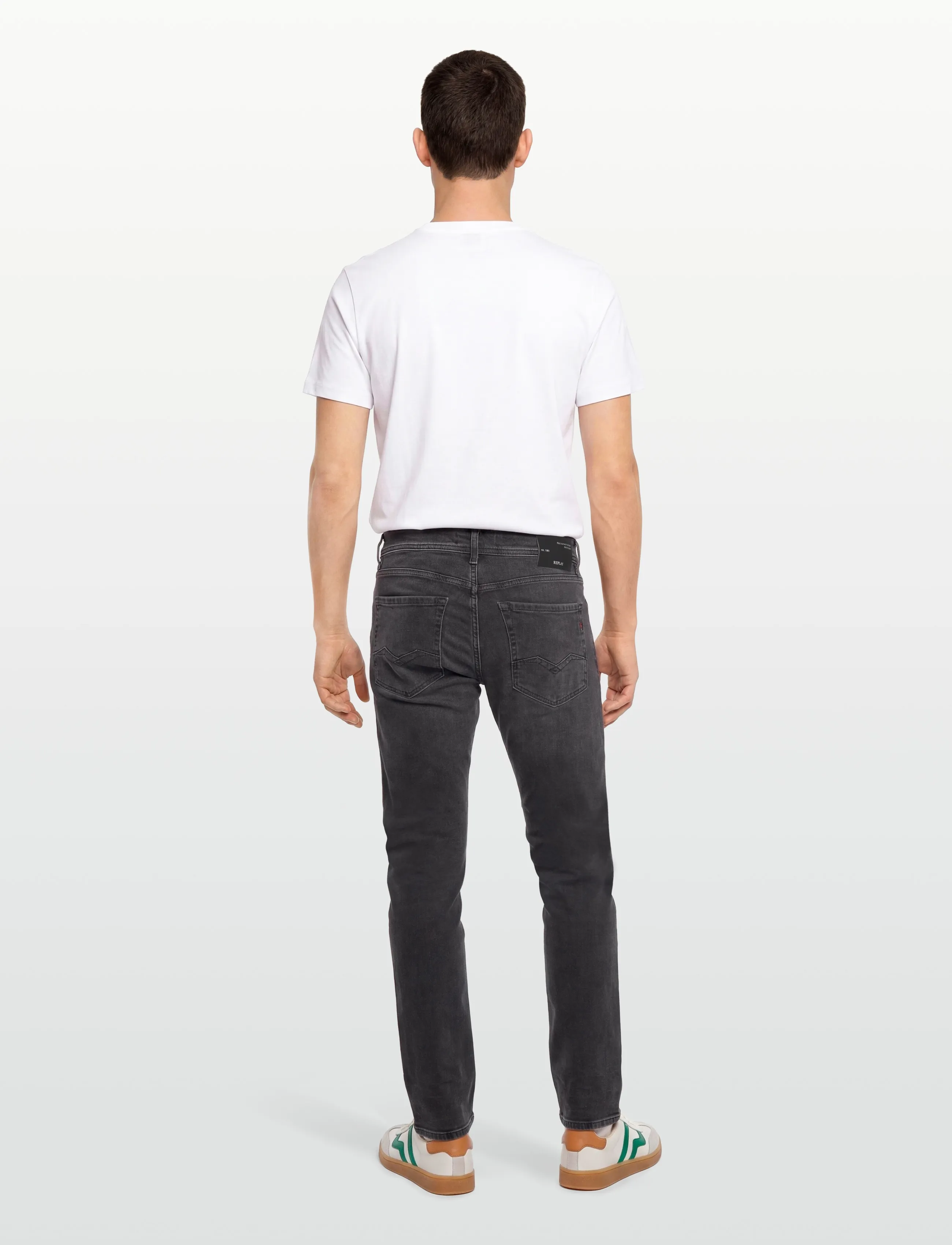Replay - DAVE Trousers COMFORT  DENIM - broeken & jeans - black - 4