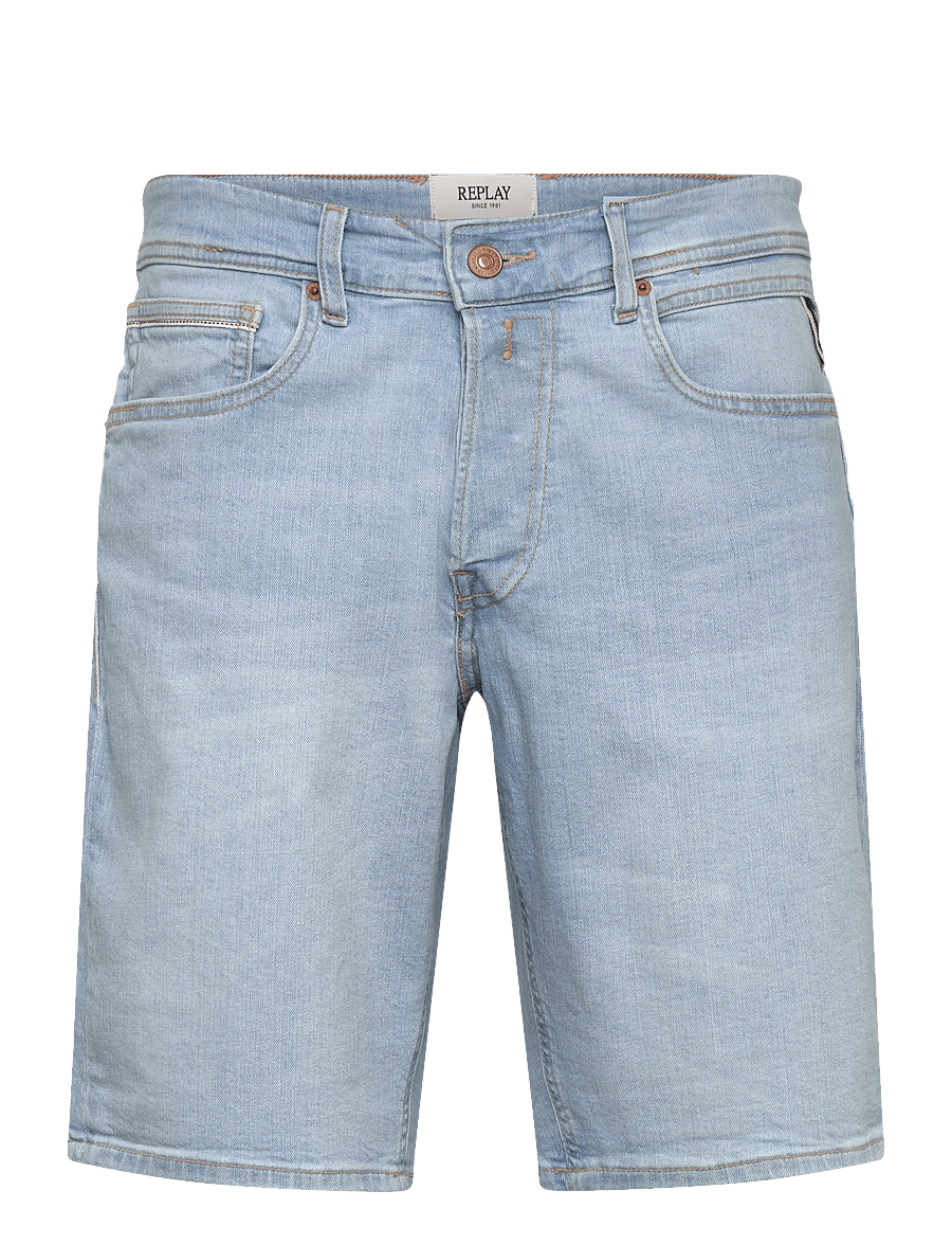 Replay - GROVER SHORT Shorts STRAIGHT 573 ECO PLUS - regular jeans - blue - 1
