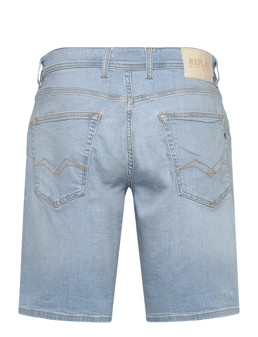 Replay - GROVER SHORT Shorts STRAIGHT 573 ECO PLUS - regular jeans - blue - 2