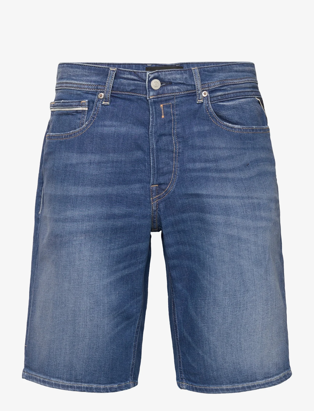 Replay - GROVER SHORT Shorts STRAIGHT 573 ONLINE - jeansowe szorty - blue - 0