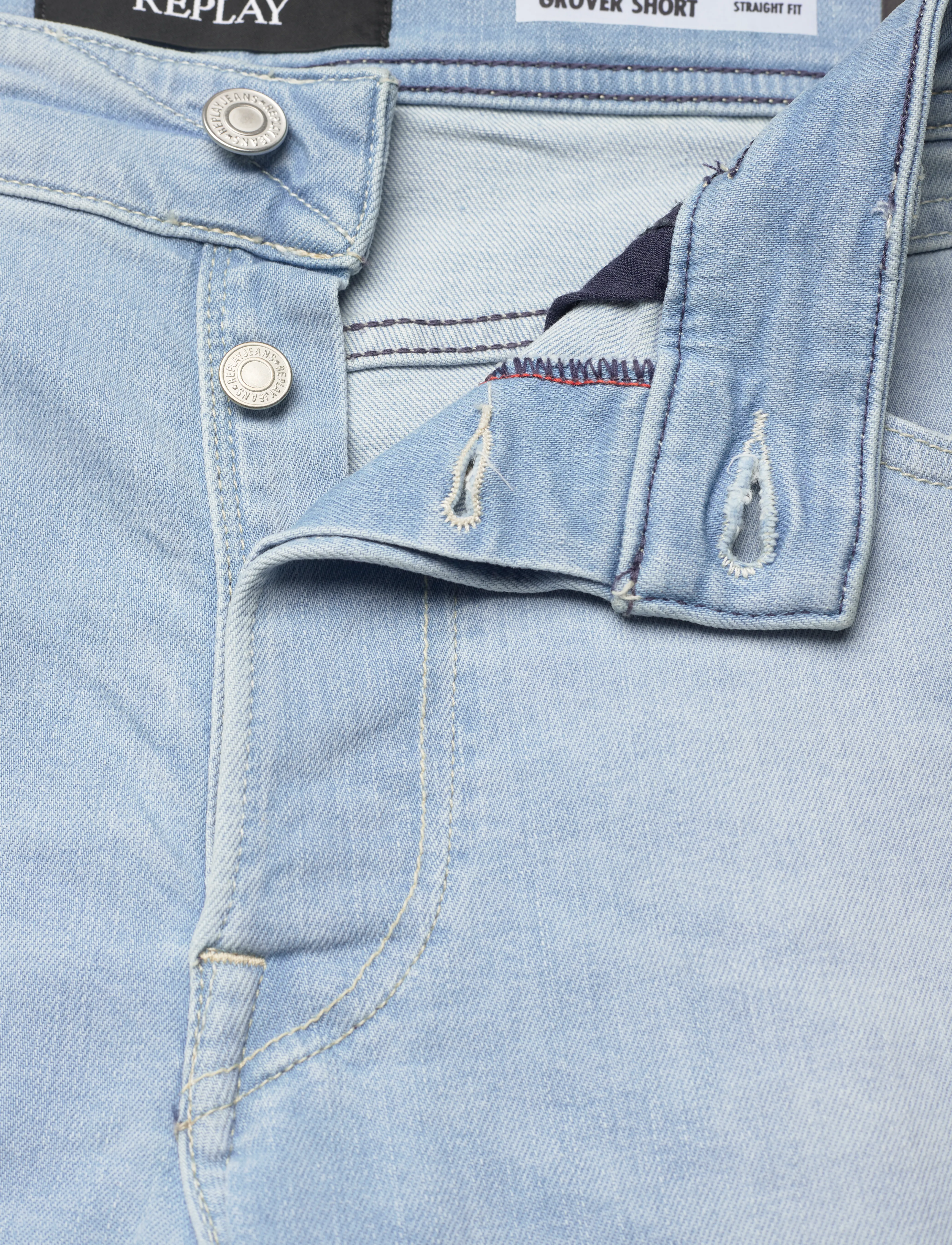Replay - GROVER SHORT Shorts STRAIGHT 573 ONLINE - blue - 4