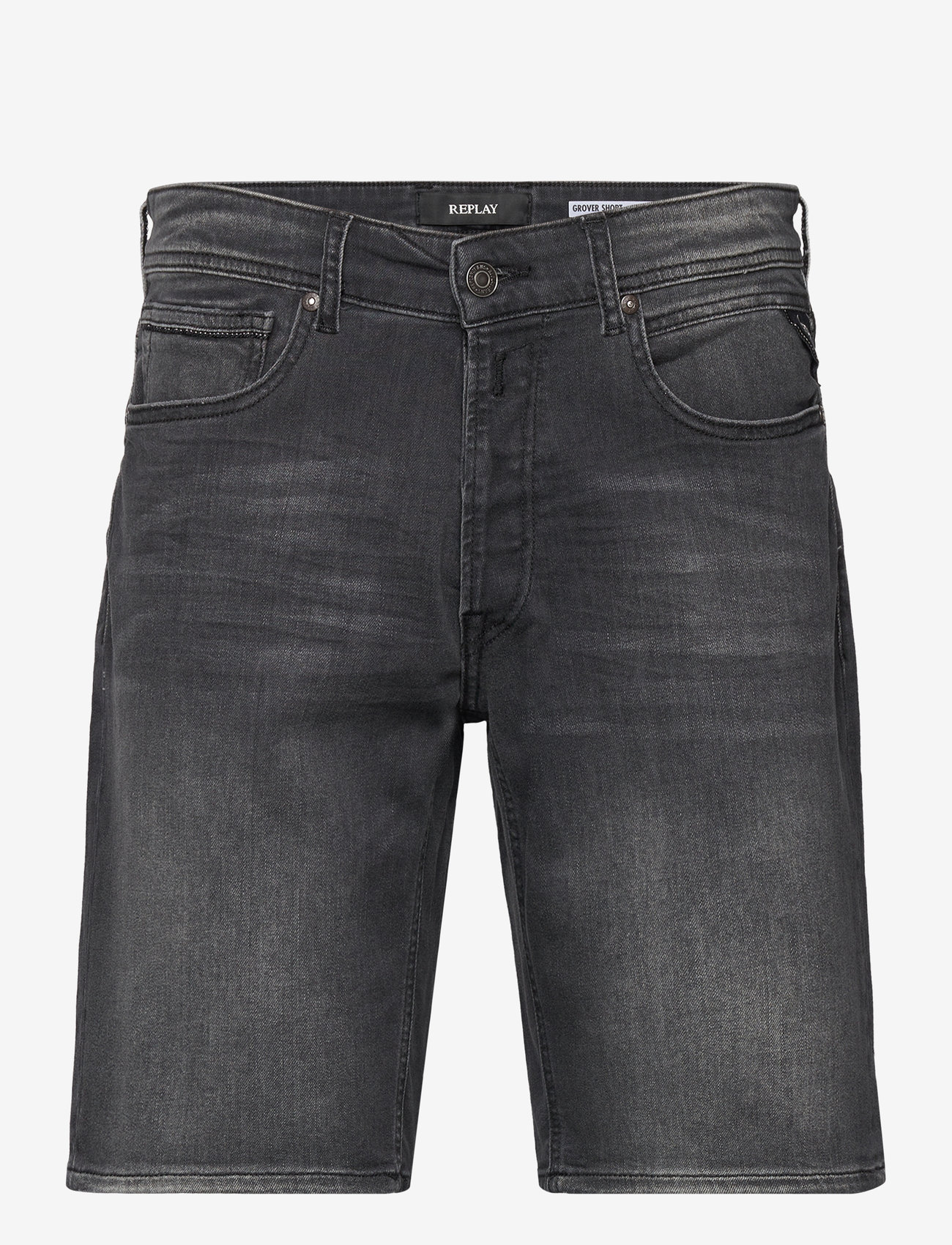 Replay - GROVER SHORT Shorts STRAIGHT 573 ONLINE - lühikesed teksapüksid - grey - 1