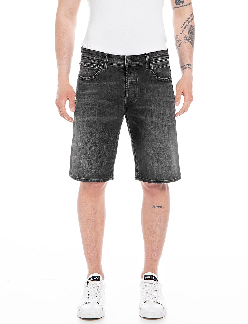 Replay - GROVER SHORT Shorts STRAIGHT 573 ONLINE - jorts - grey - 0