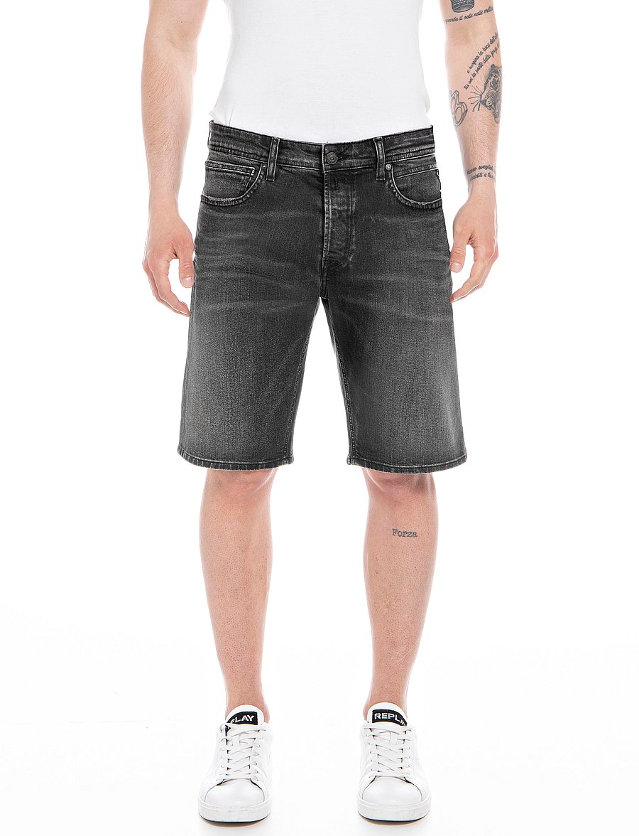 Replay - GROVER SHORT Shorts STRAIGHT 573 ONLINE - grey - 0