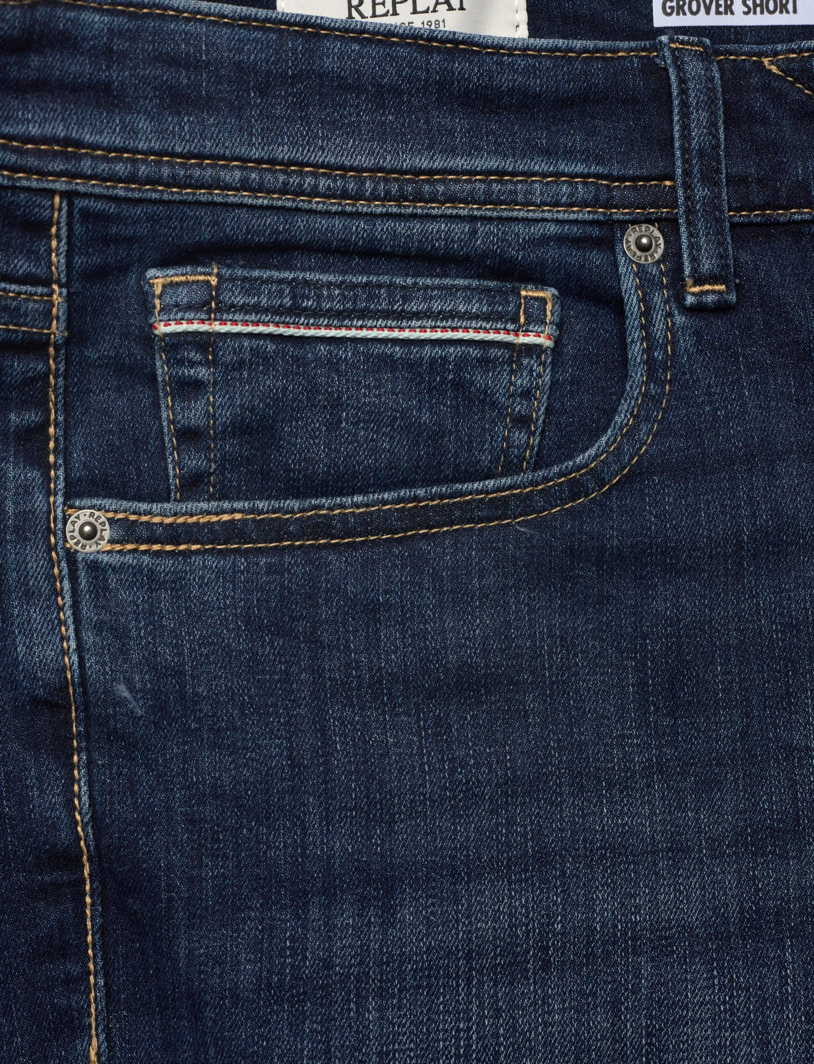 Replay - GROVER SHORT Shorts STRAIGHT 99 Denim - jorts - medium blue - 5