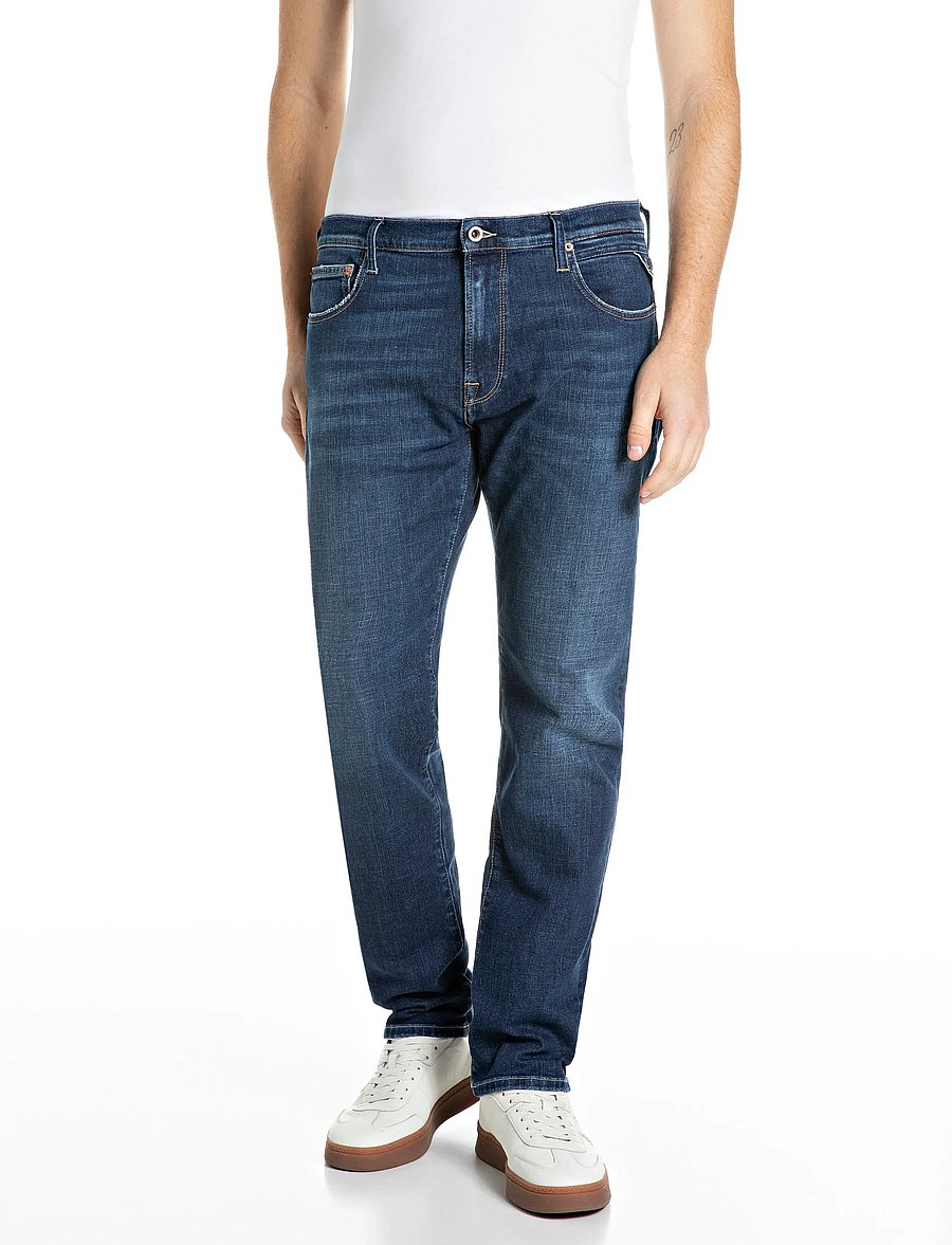 Replay - AIDEEN Trousers STRAIGHT - regular jeans - blue - 0
