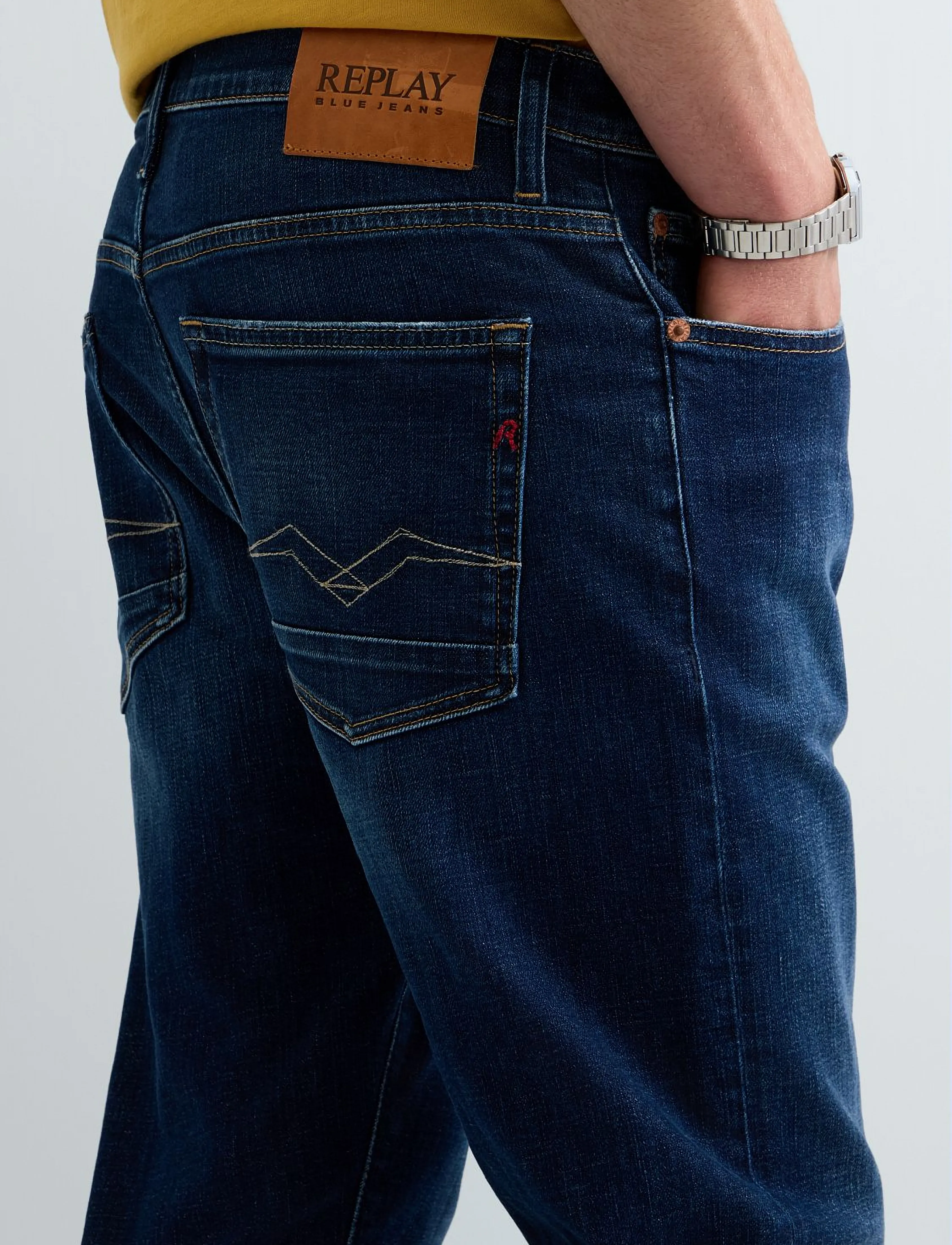 REPLAY Aideen Trousers Straight byxor herr – bild 9