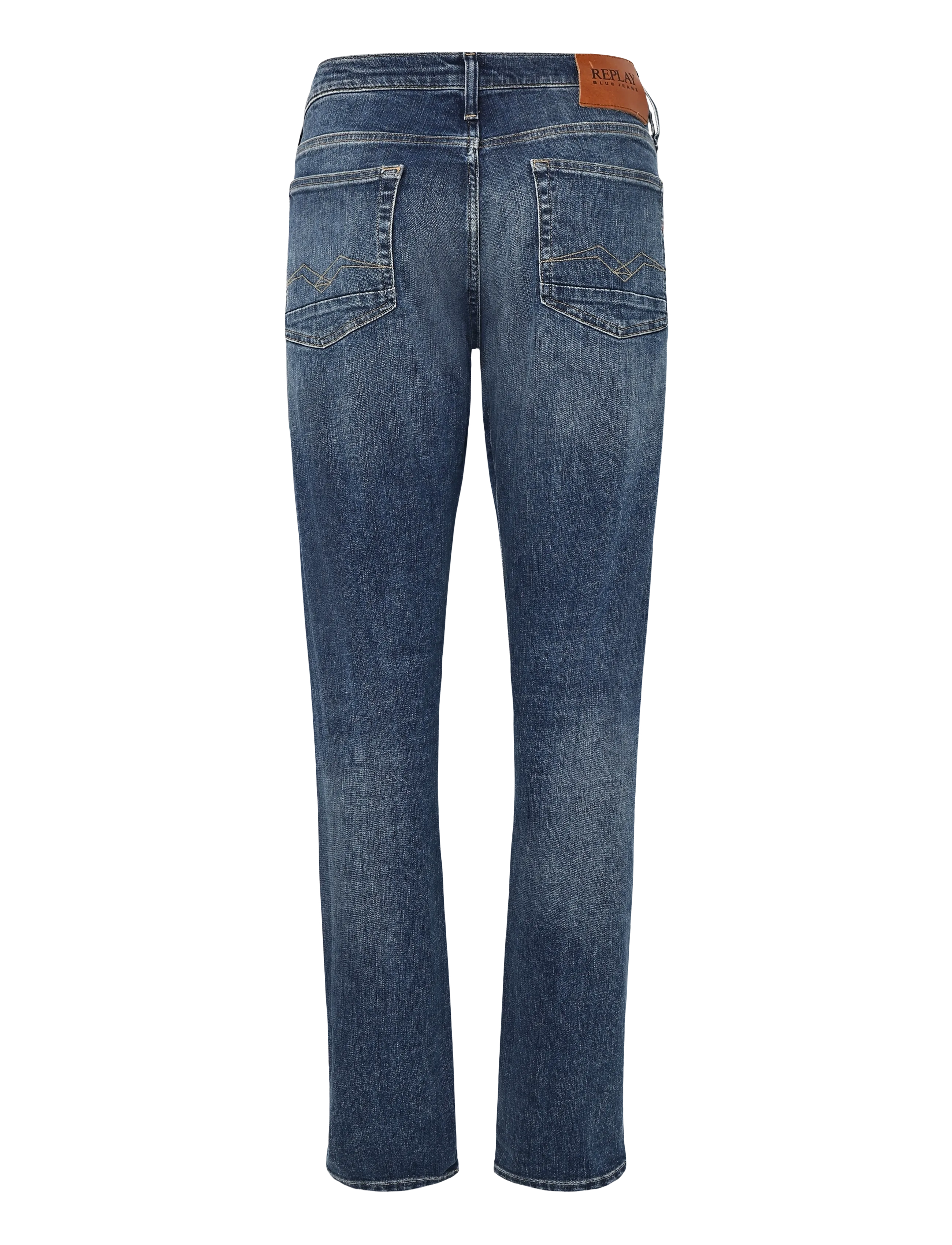 Replay - AIDEEN Trousers STRAIGHT - klassikalised teksad - blue - 2