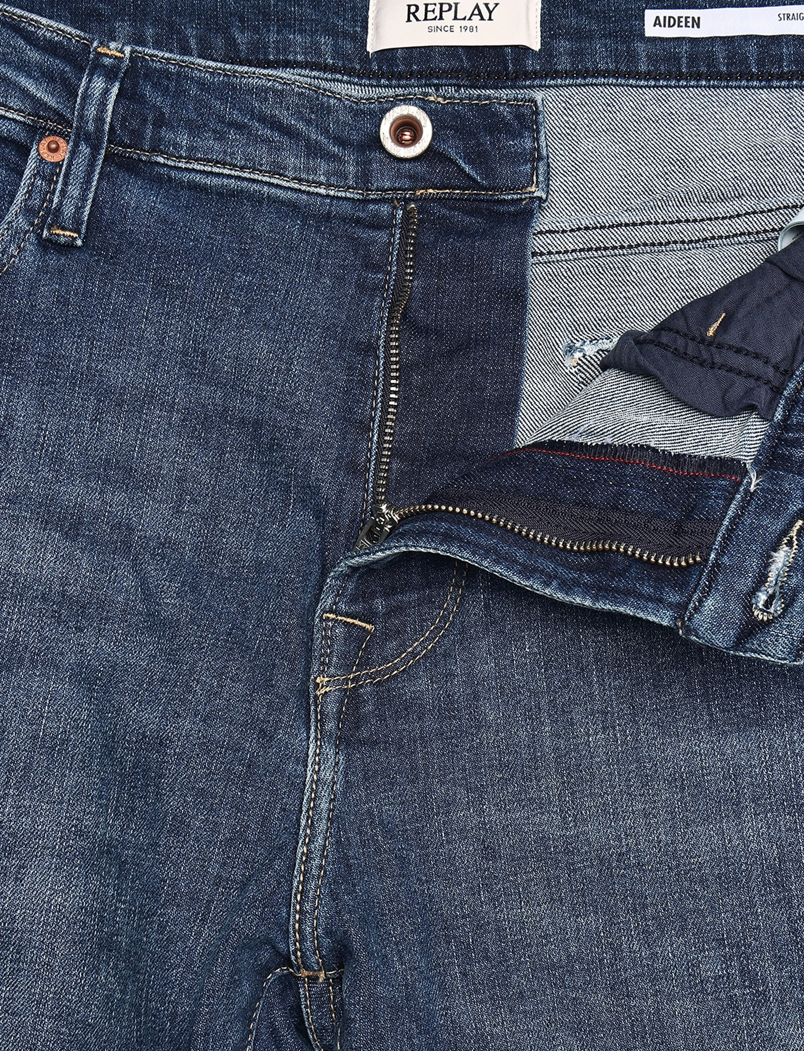 Replay - AIDEEN Trousers STRAIGHT - klassikalised teksad - blue - 5