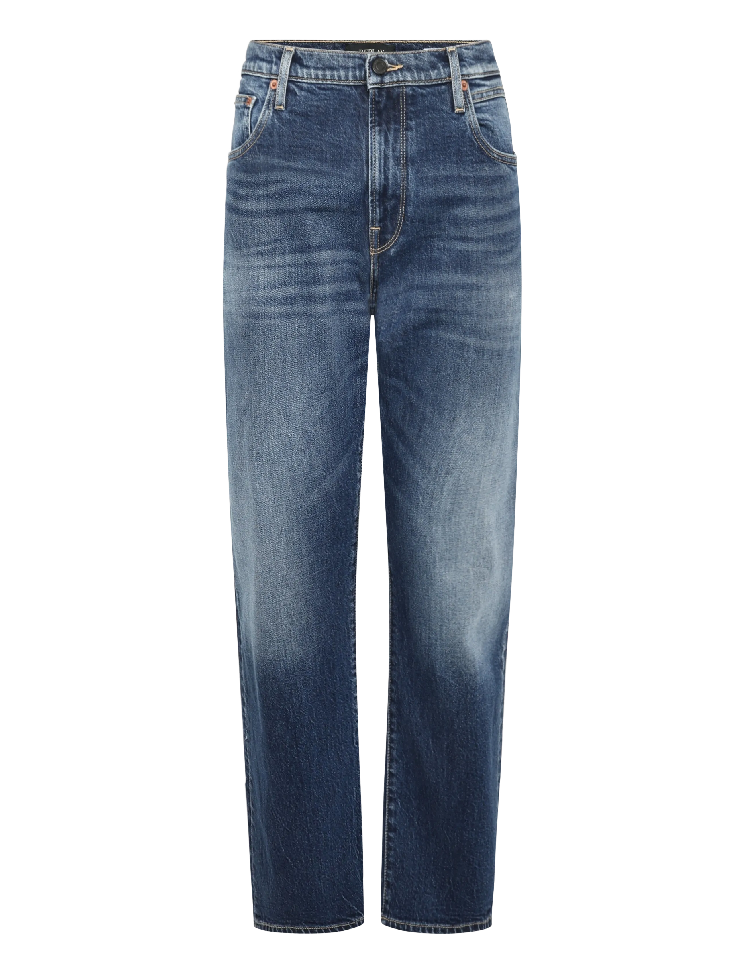 Replay AIDEEN Trousers STRAIGHT Original - Streetstyle - BLUE / blue