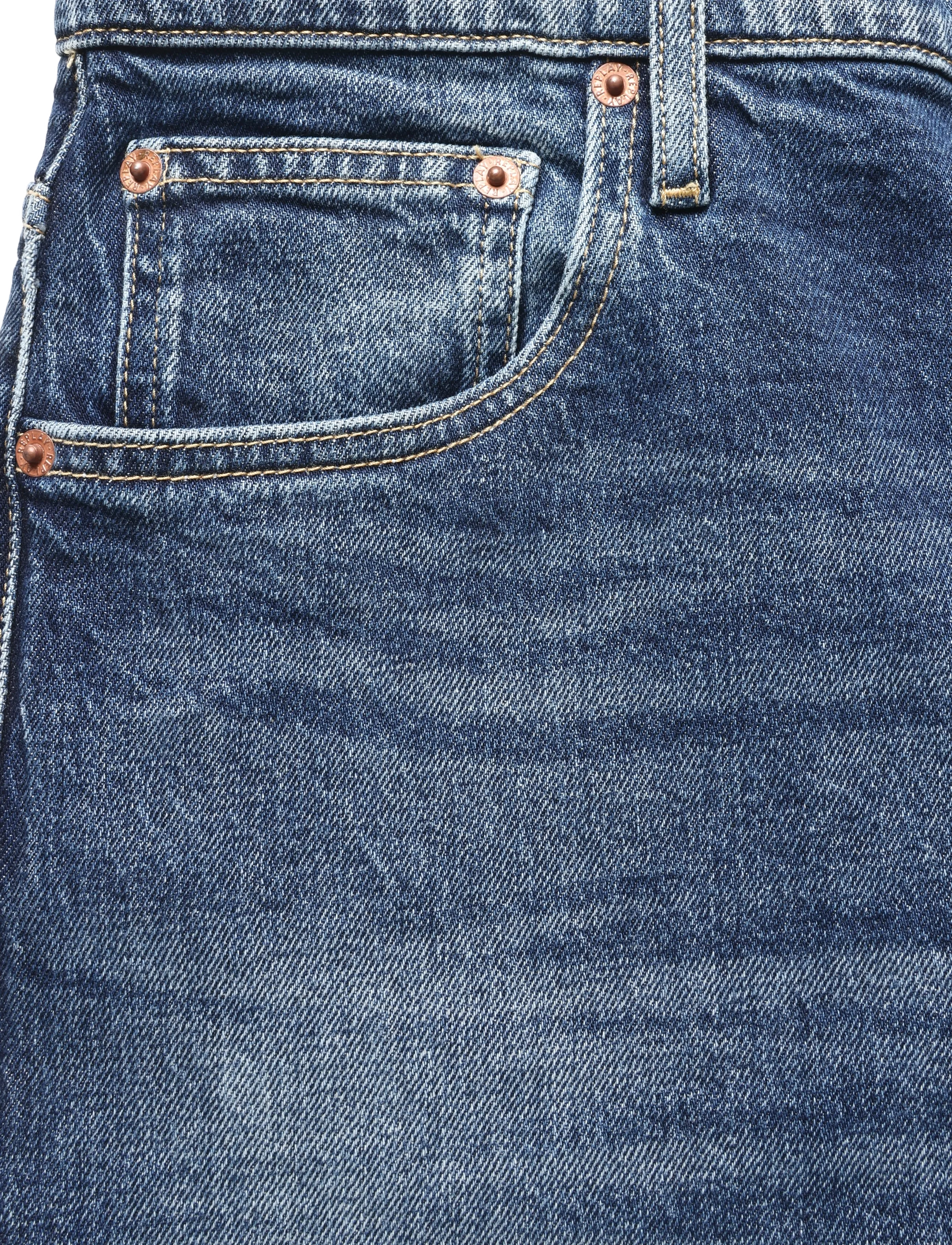 Replay - AIDEEN Trousers STRAIGHT Original - regular jeans - blue - 4