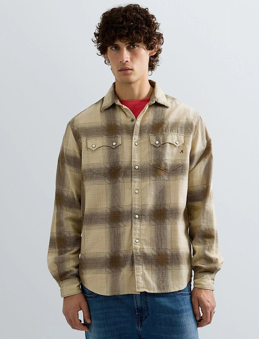 Replay - Shirt RELAXED REGULAR - karierte hemden - multi coloured - 5