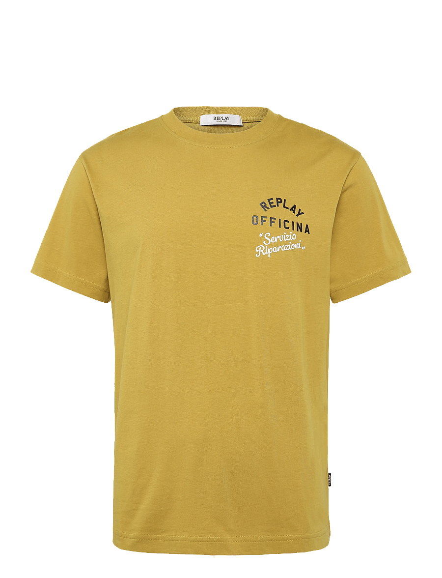 Replay - T-Shirt REGULAR - kortærmede t-shirts - brown - 1