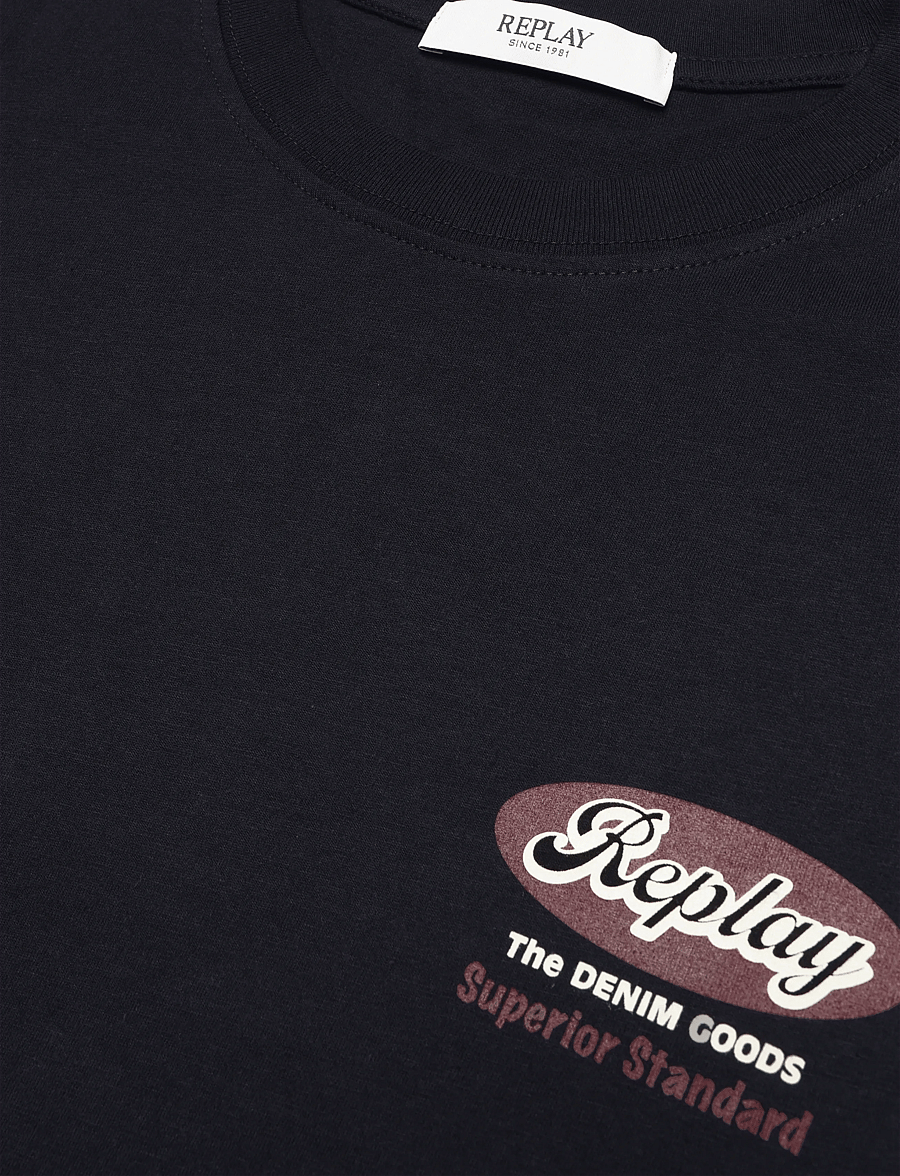 Replay - T-Shirt REGULAR - kortærmede t-shirts - grey - 4