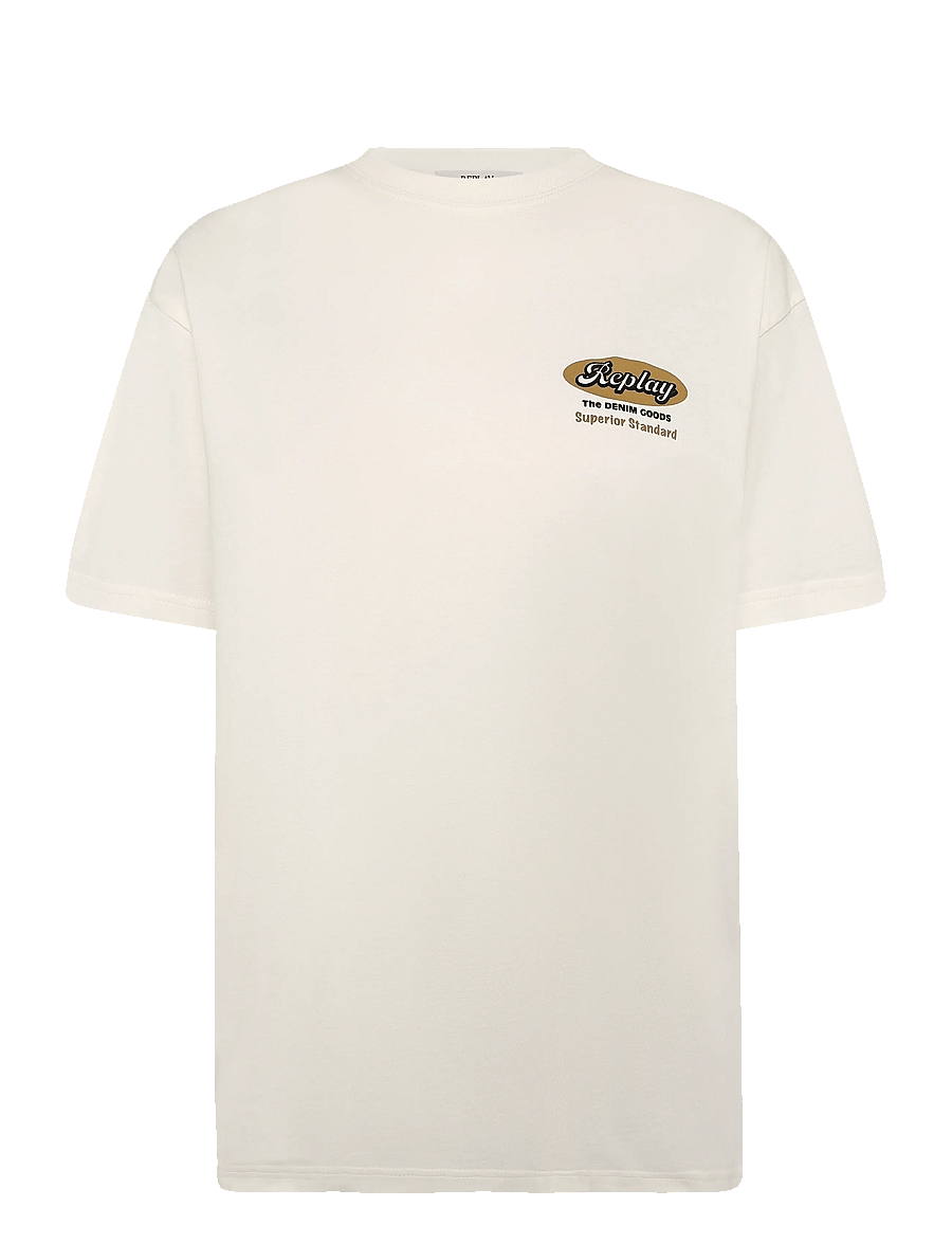 Replay - T-Shirt REGULAR - kortærmede t-shirts - white - 1