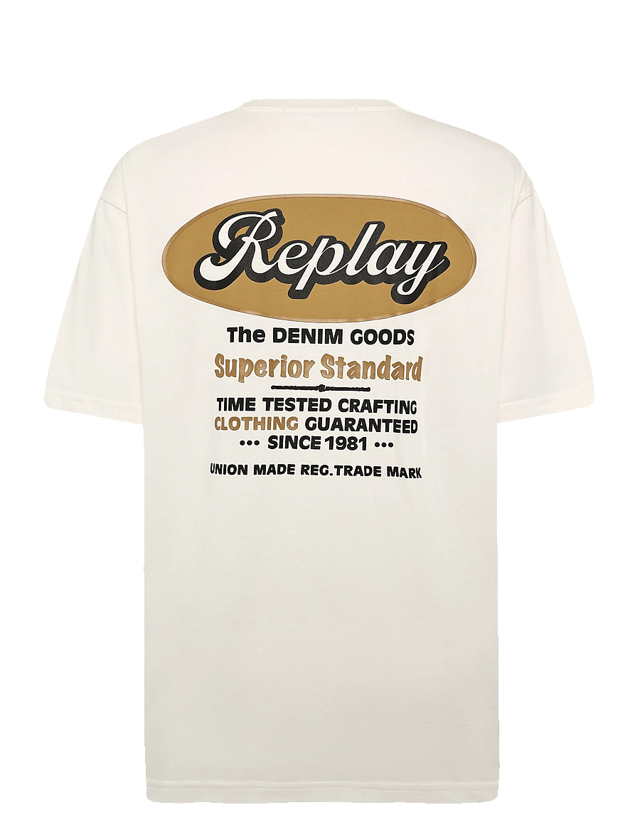 Replay - T-Shirt REGULAR - kortærmede t-shirts - white - 2