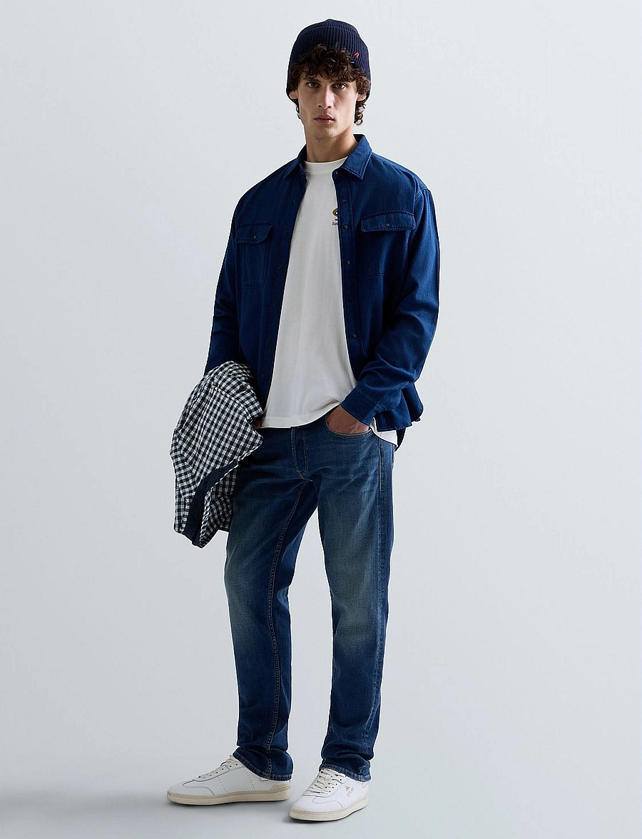Replay - T-Shirt REGULAR - kortærmede t-shirts - white - 0
