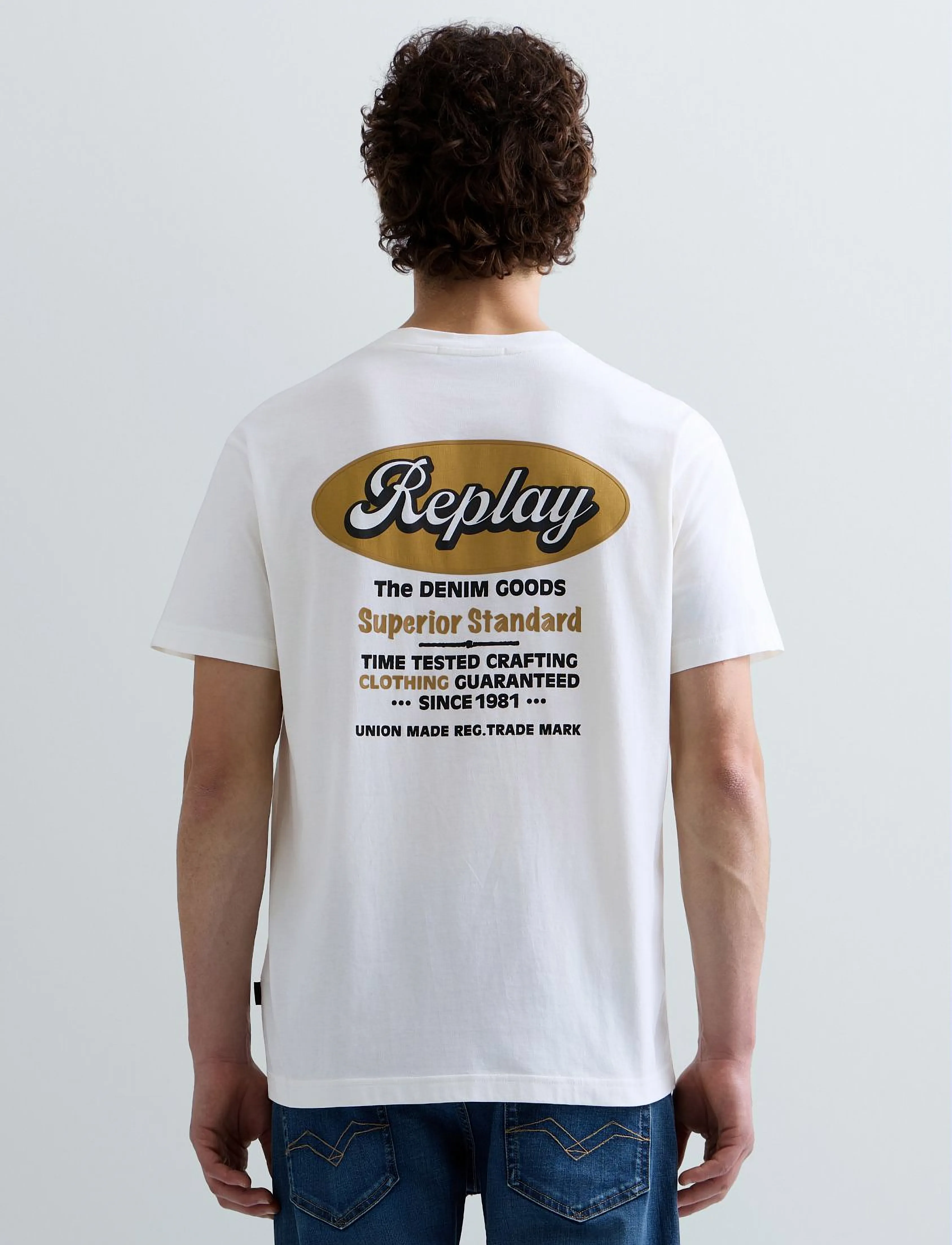 Replay - T-Shirt REGULAR - kortærmede t-shirts - white - 3