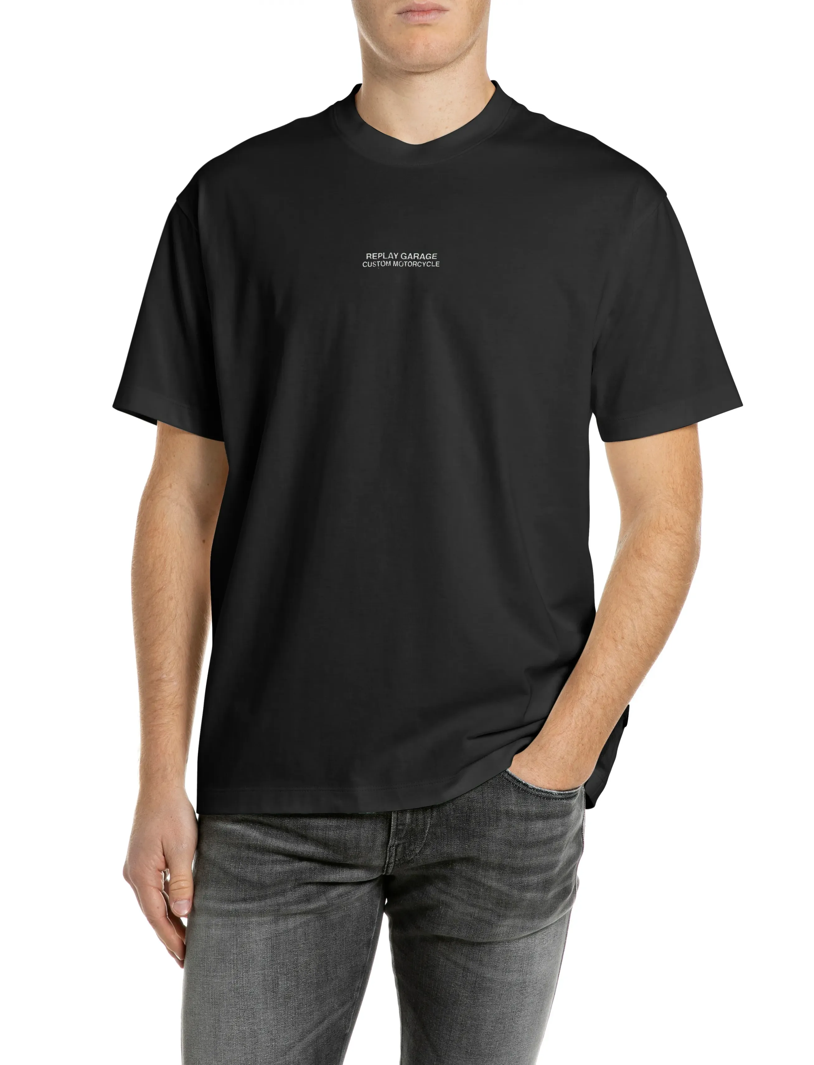 Replay T-Shirt RELAXED - Replay - BLACK / black