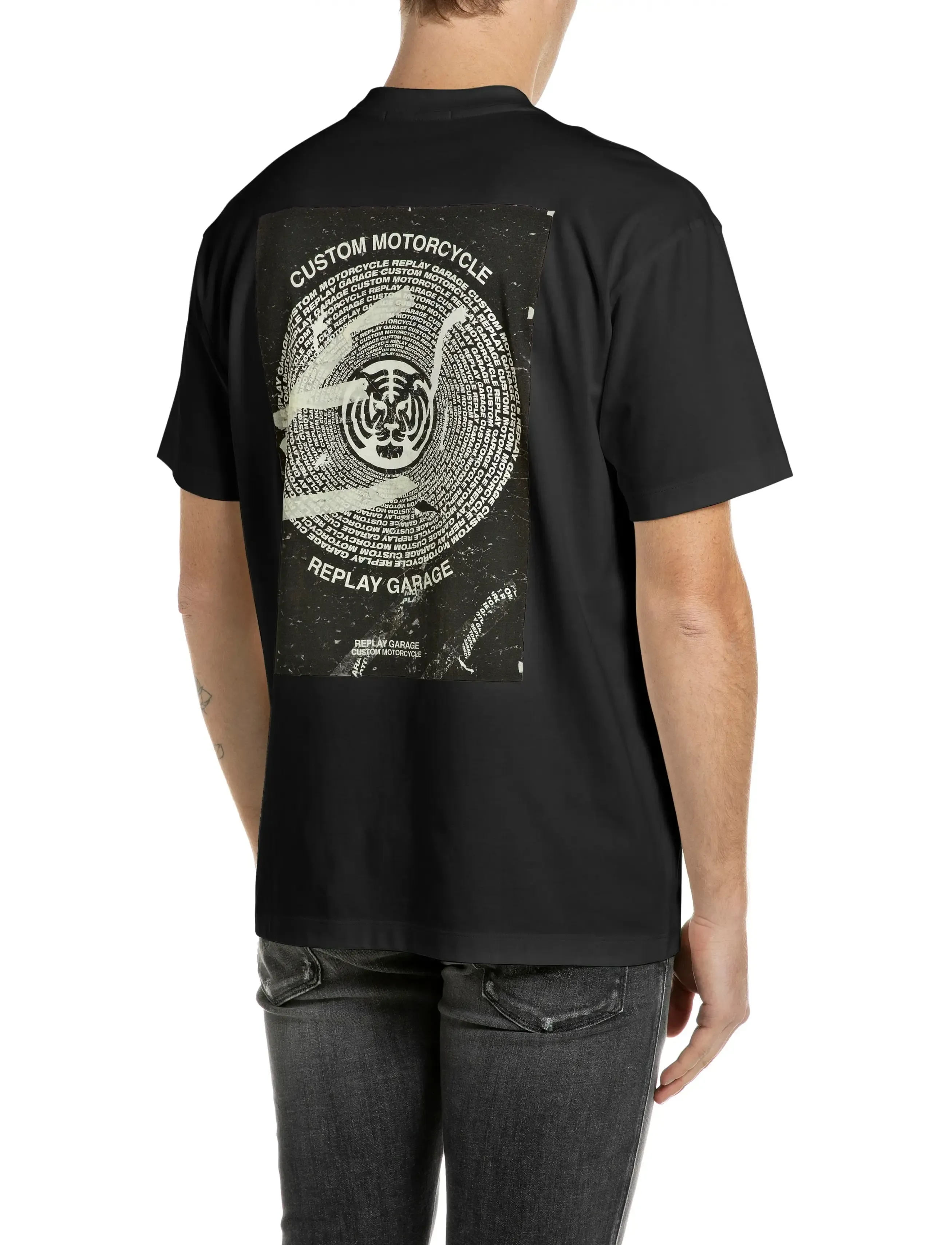 Replay - T-Shirt RELAXED - black - 3