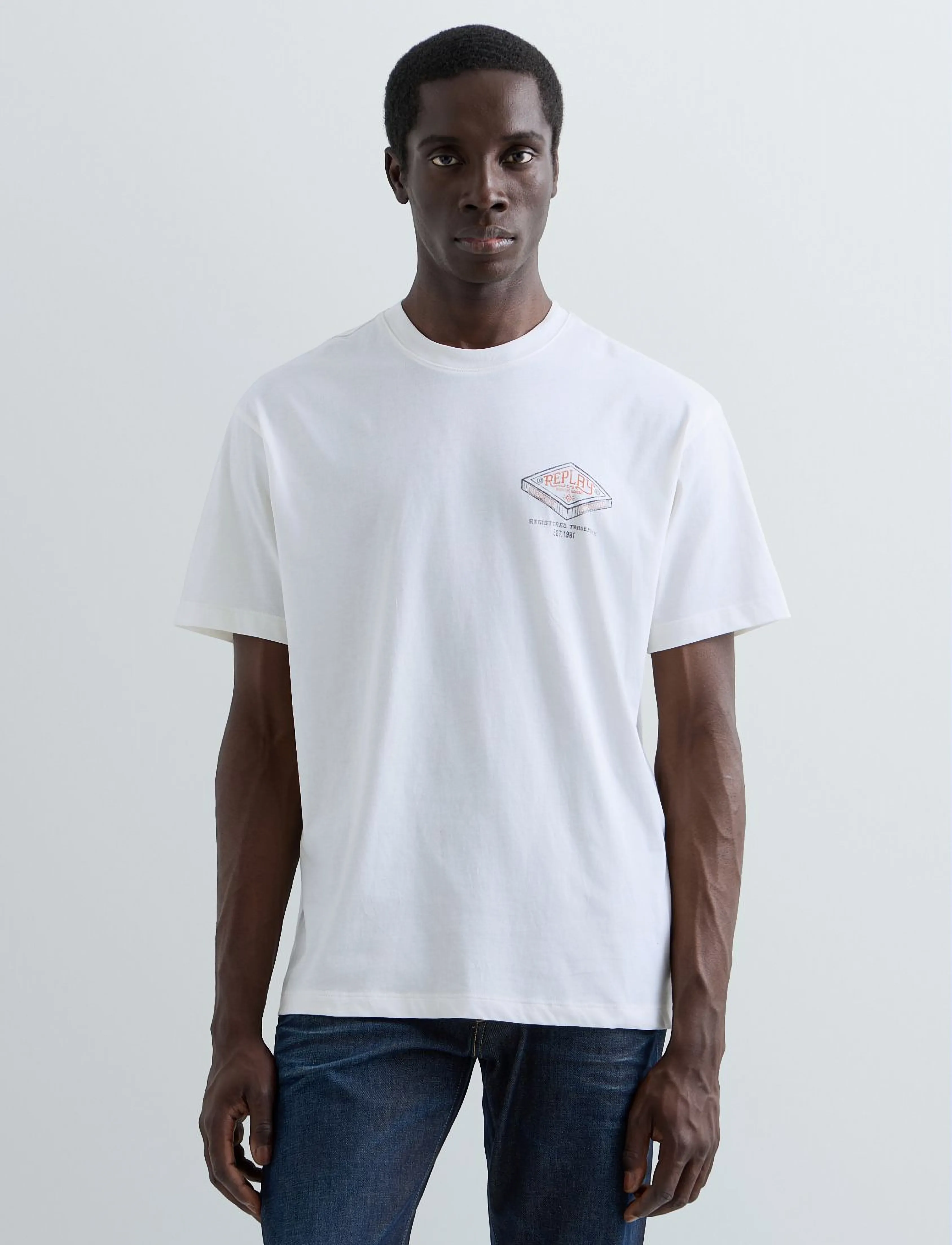 REPLAY T-Shirt Relaxed herr – bild 3