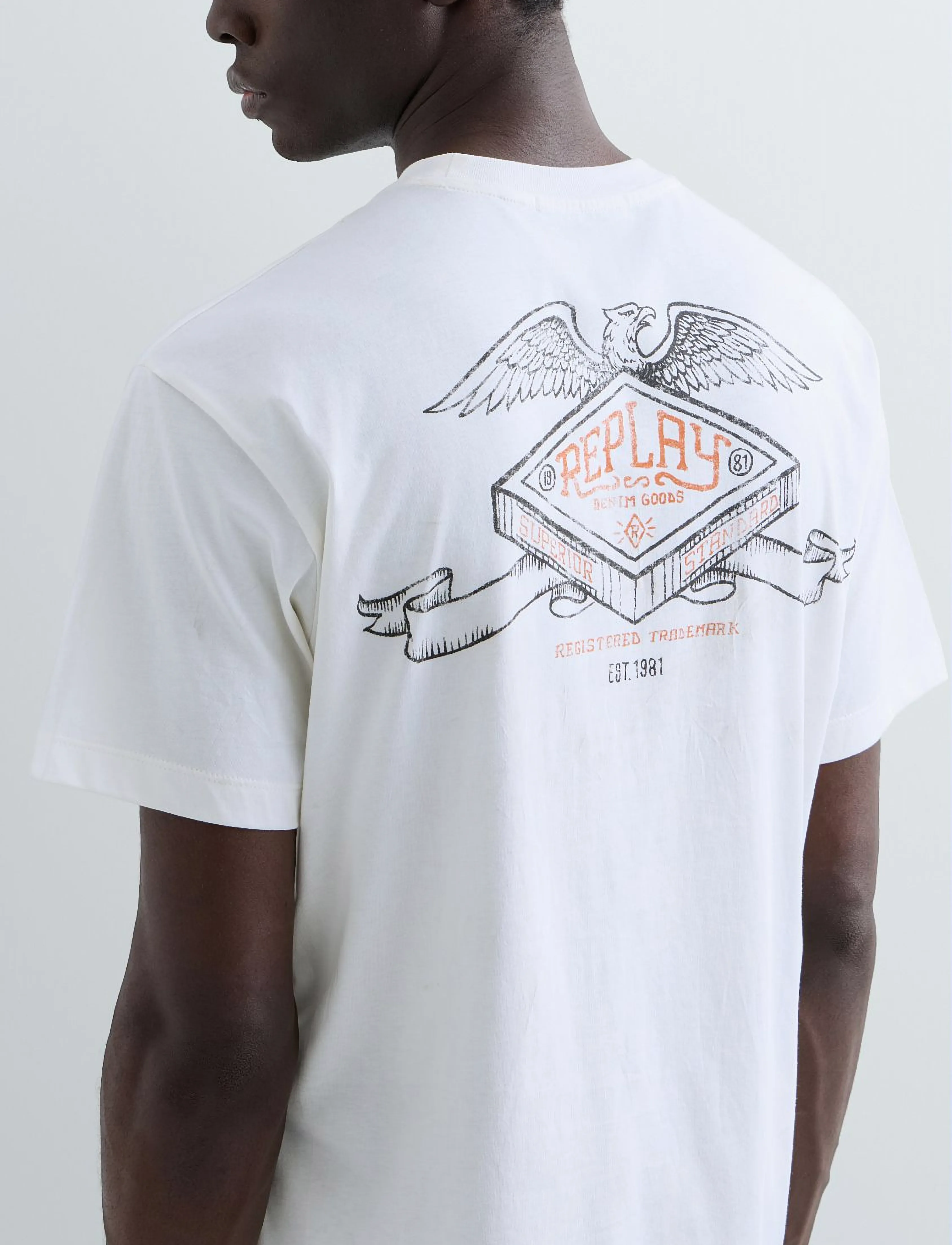REPLAY T-Shirt Relaxed herr – bild 5