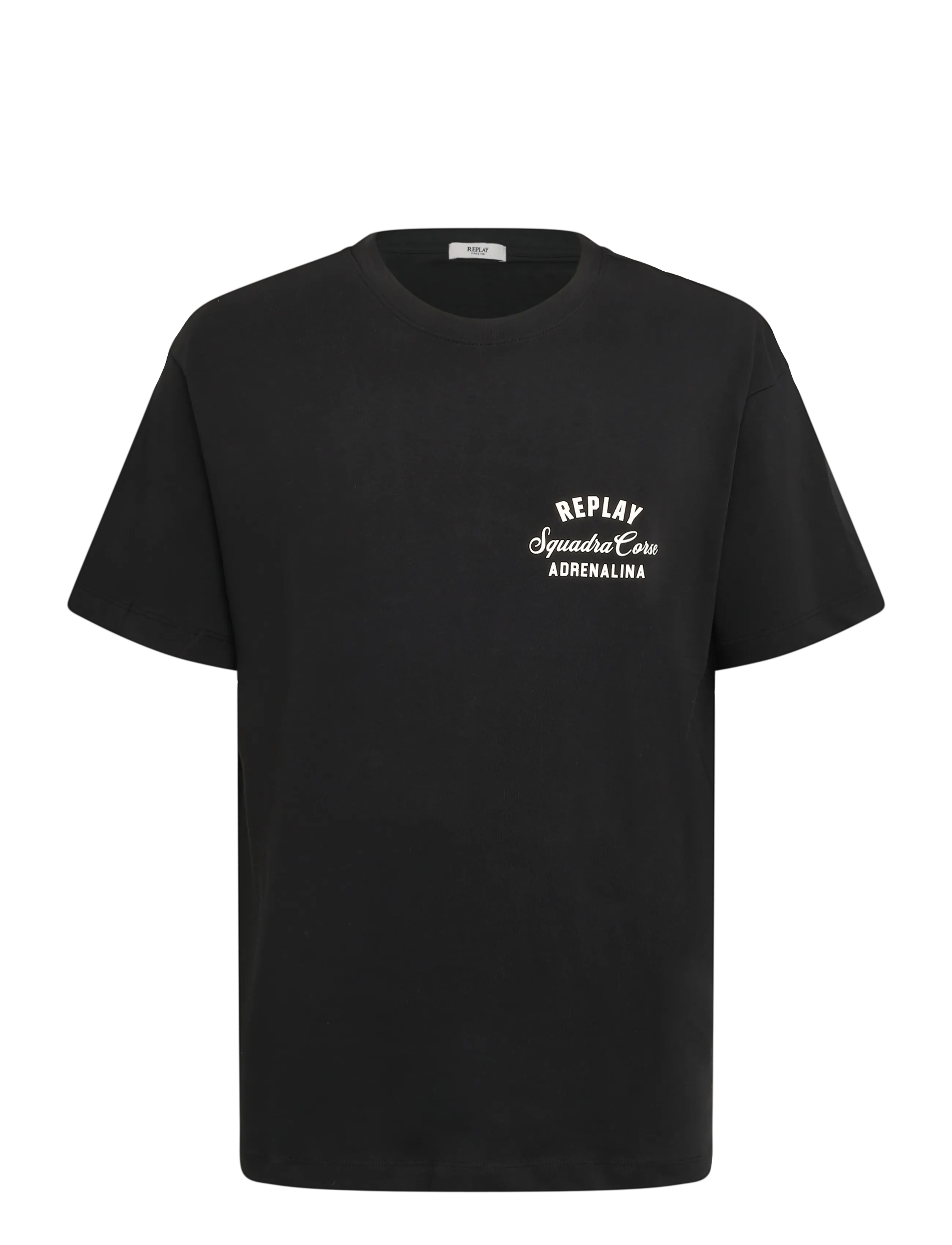 Replay - T-Shirt RELAXED - lühikeste varrukatega t-särgid - black - 1