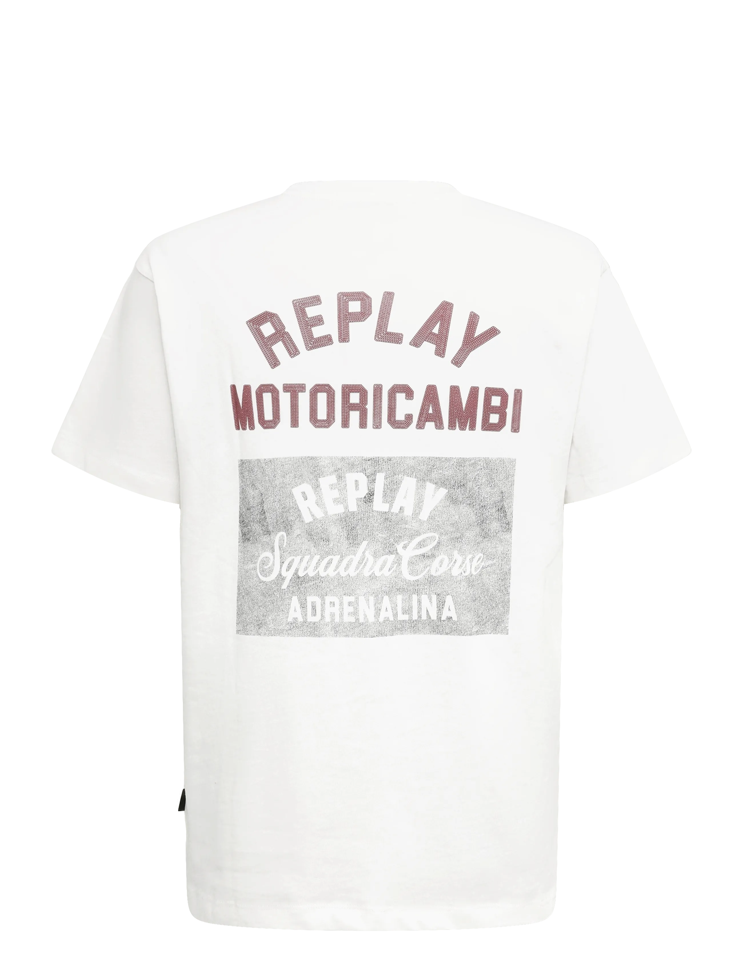 Replay - T-Shirt RELAXED - kortærmede t-shirts - white - 2
