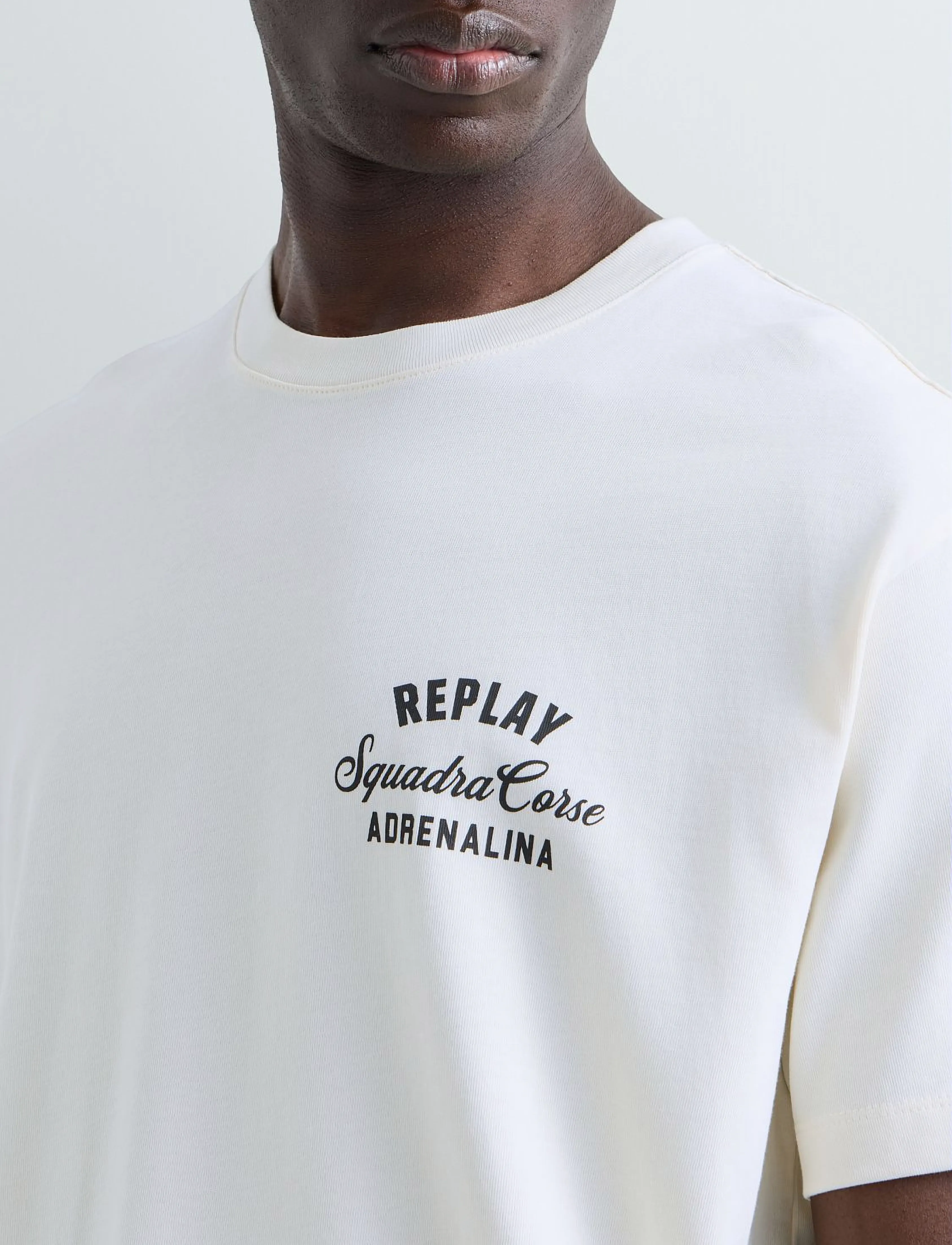 Replay - T-Shirt RELAXED - kortærmede t-shirts - white - 5