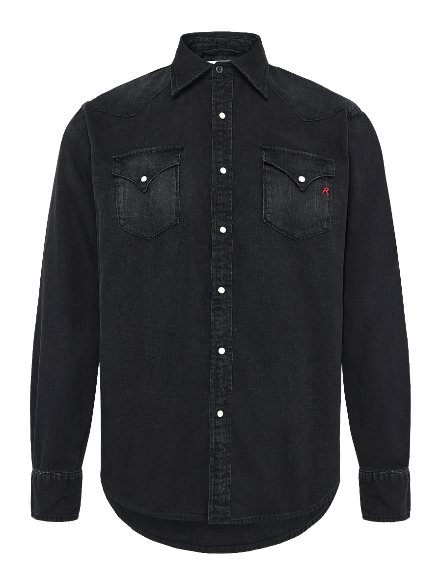 Replay - Shirt REGULAR - black - 1