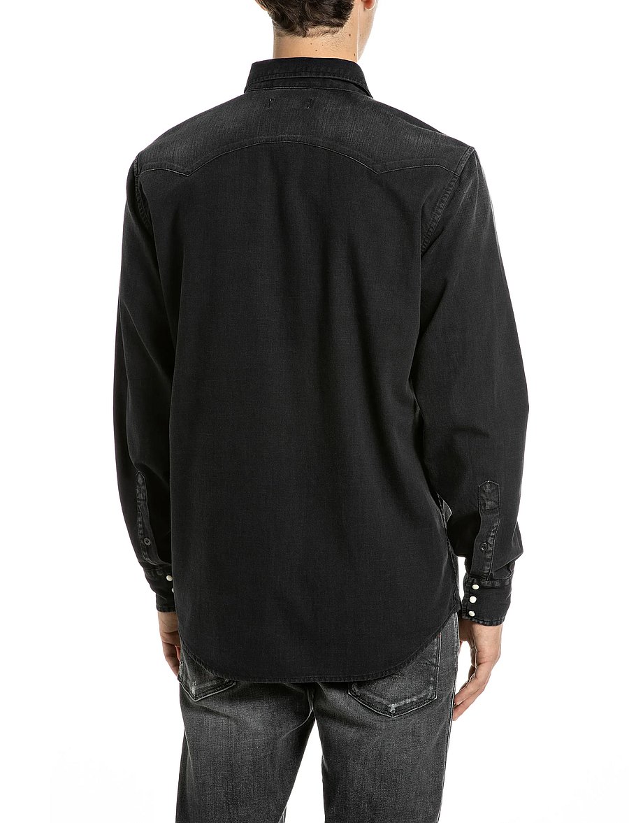 Replay - Shirt REGULAR - black - 3