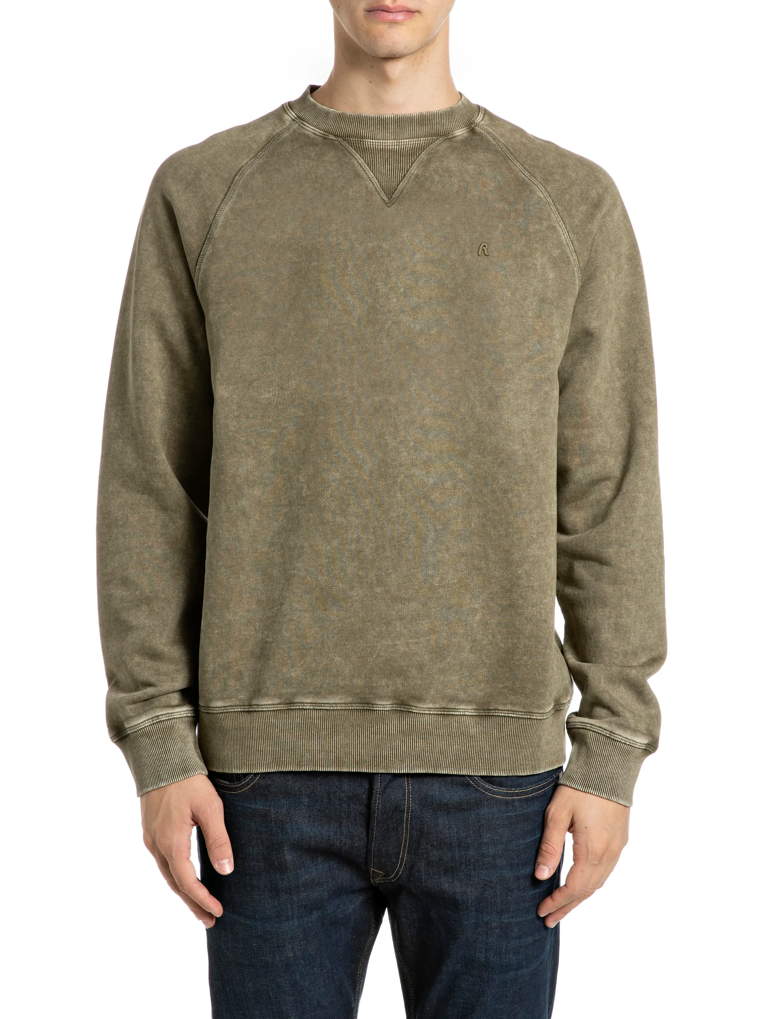 Replay Jumper REGULAR - Sweatshirts - GREEN / green