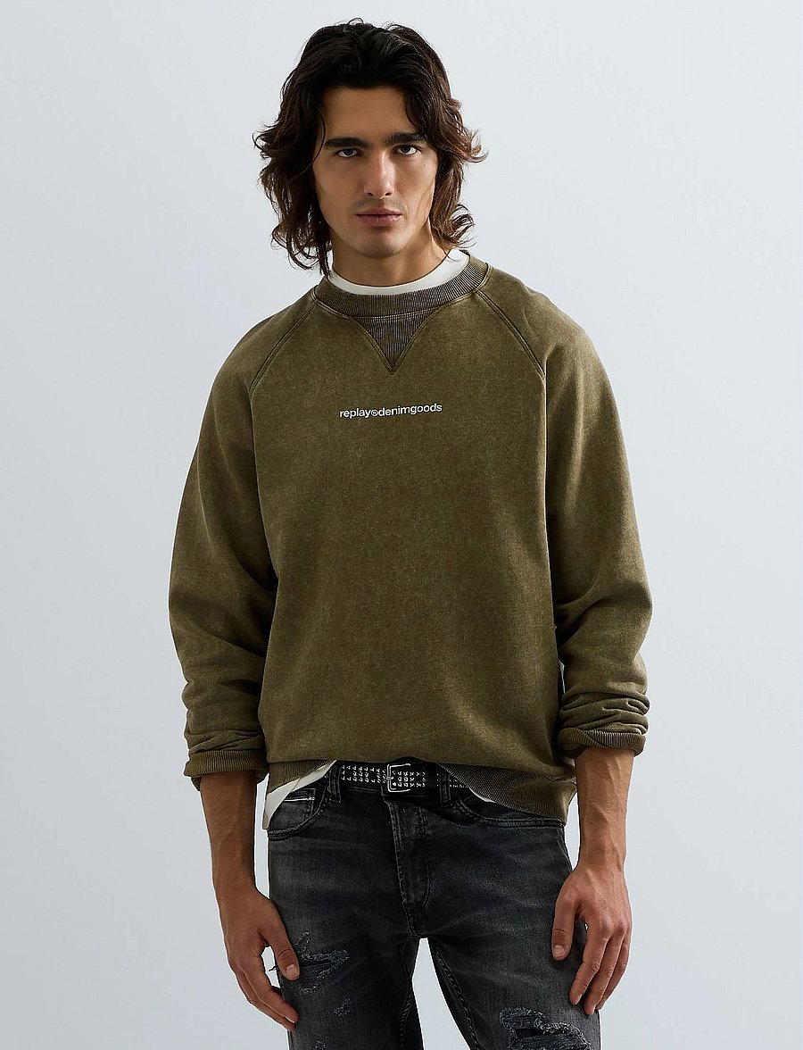 Replay - Jumper REGULAR - sweatshirts - green - 5