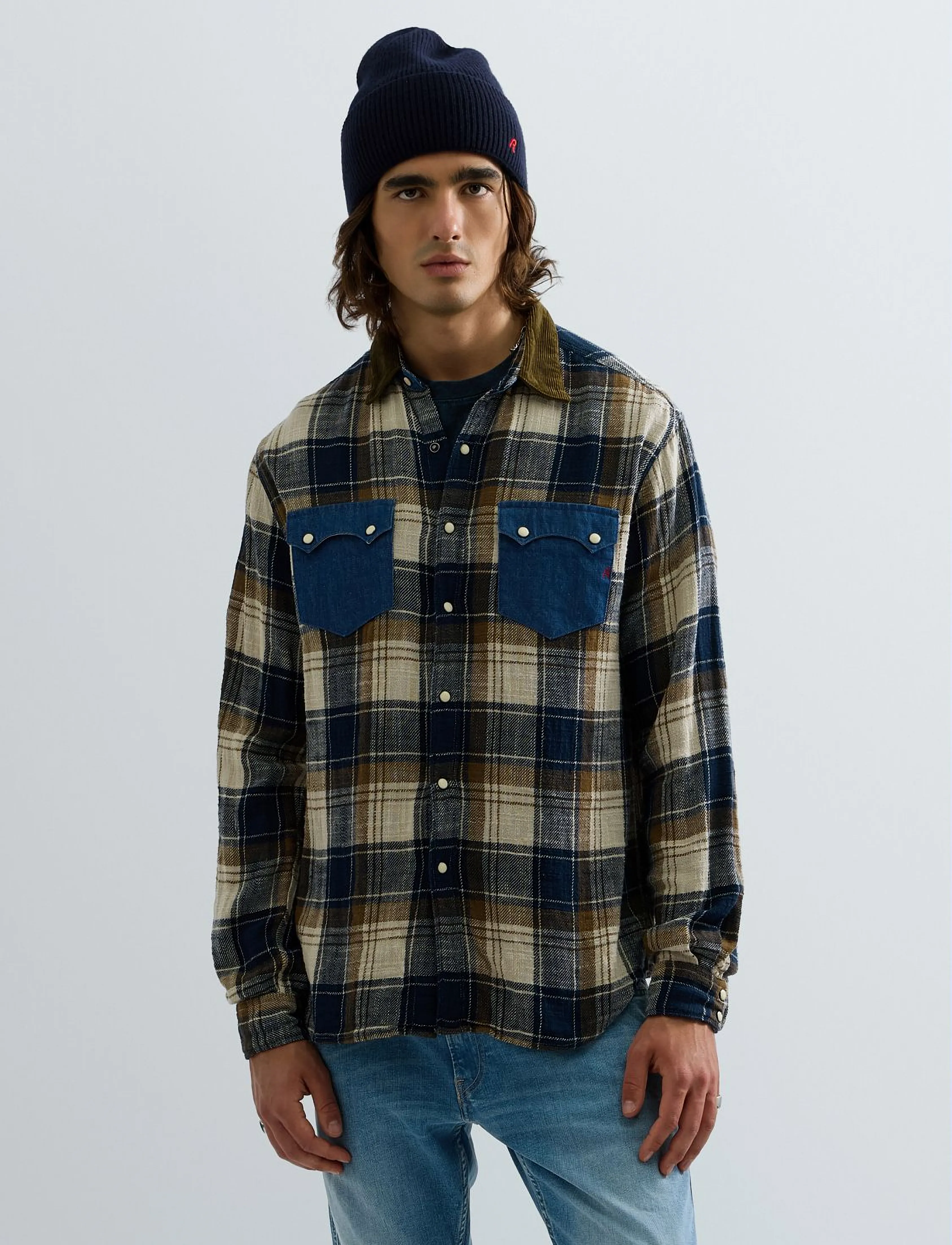Replay - Shirt RELAXED - flanellsärgid - multi coloured - 5