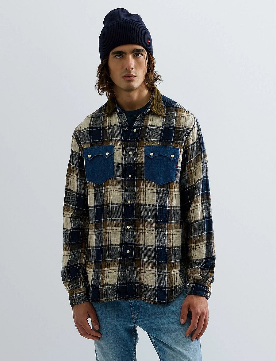 Replay - Shirt RELAXED - flanellsärgid - multi coloured - 5
