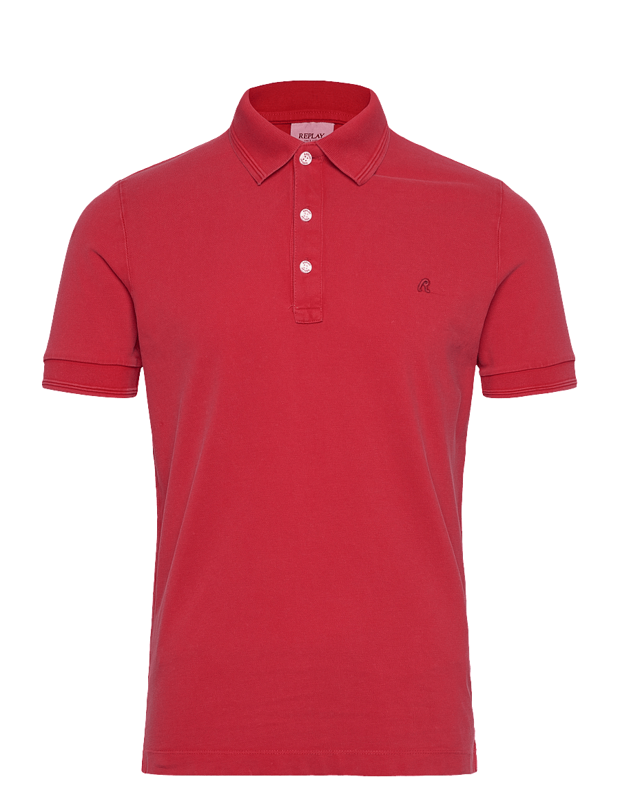 Replay - Polo REGULAR_SLIM Polo - red - 1